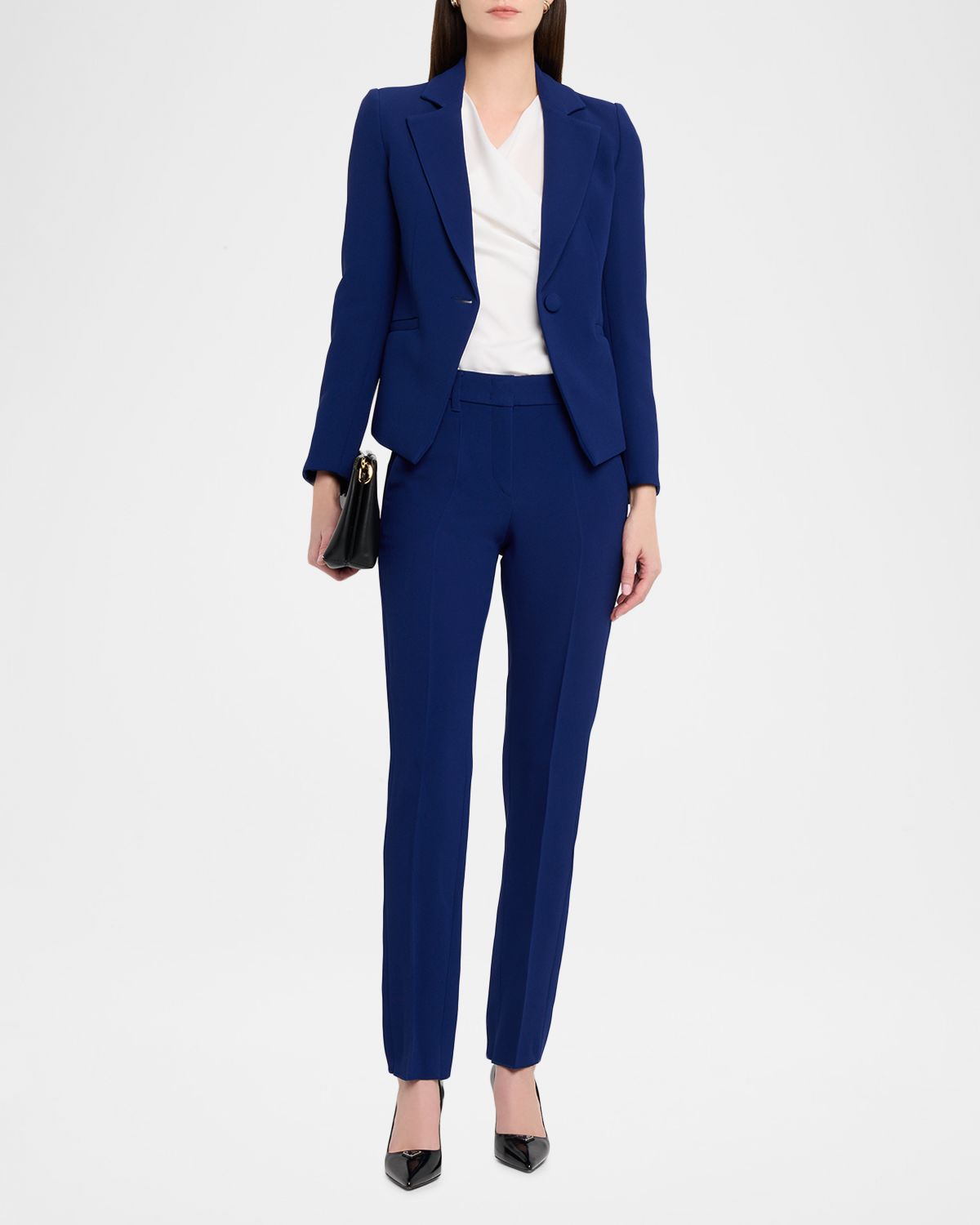 Emporio Armani Slim Fit Milano Trousers