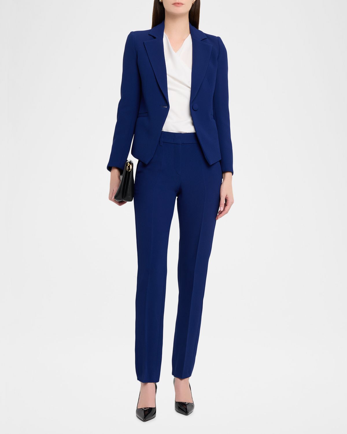 Emporio Armani Sleeveless Wrap-Front Top