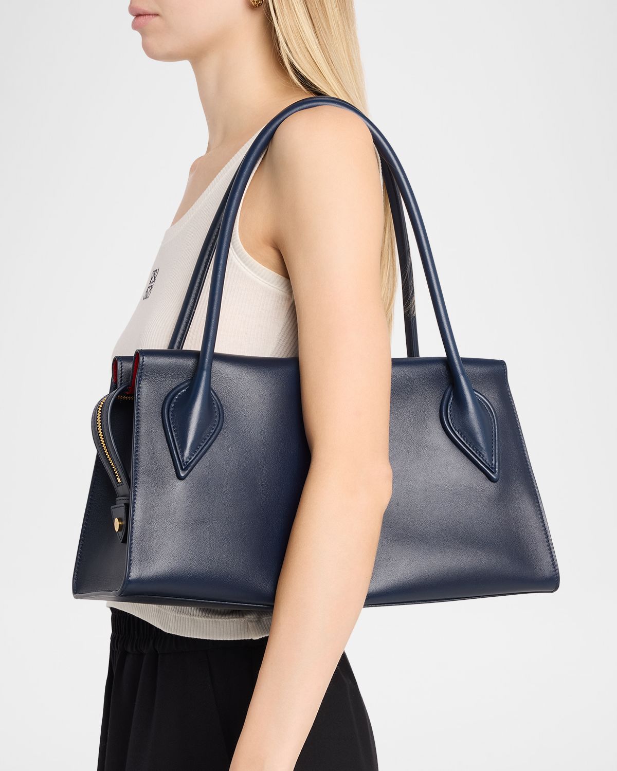 Christian Louboutin Venus Medium Calf Leather Shoulder Bag