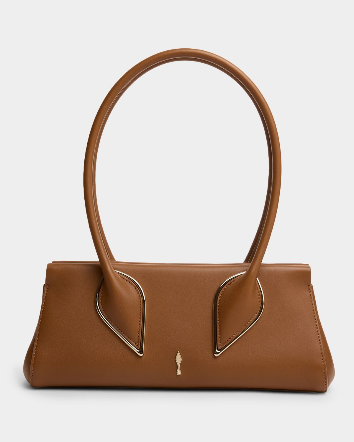 Christian Louboutin Venus Calf Leather Baguette Shoulder Bag