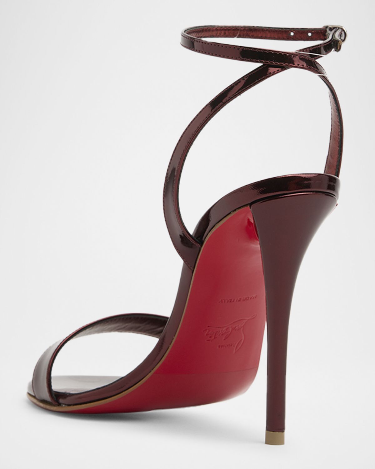 Christian Louboutin 100mm Miss Z Patent Leather Sandals