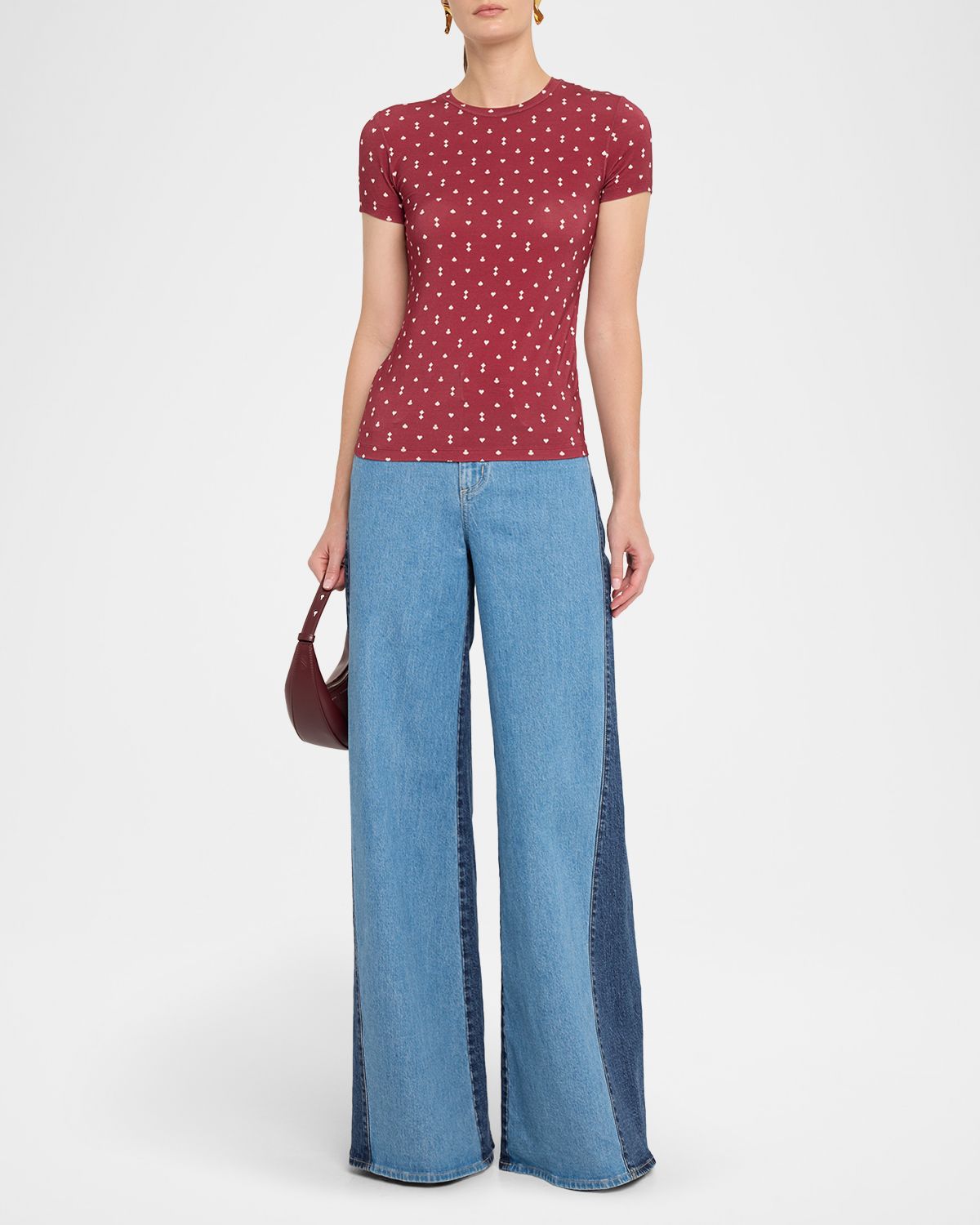 L 'Agence Ressi Short-Sleeve Playing Card Tee