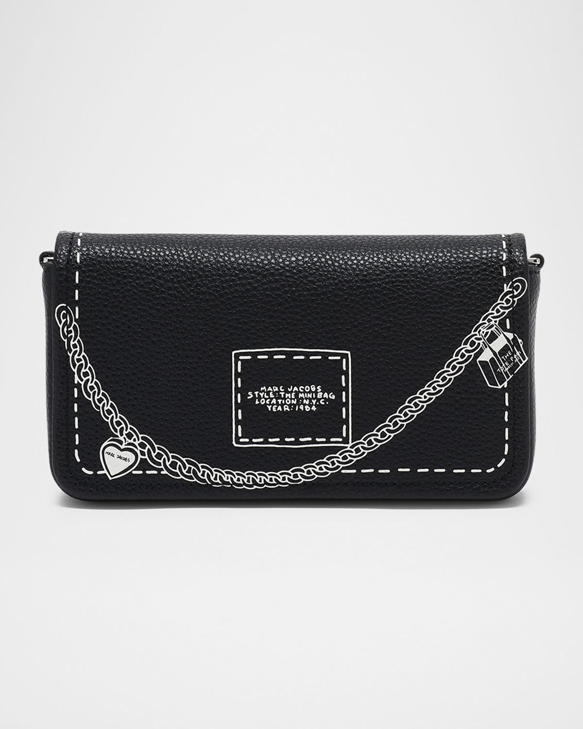 Marc Jacobs The Mini Trompe L 'oeil Leather Shoulder Bag