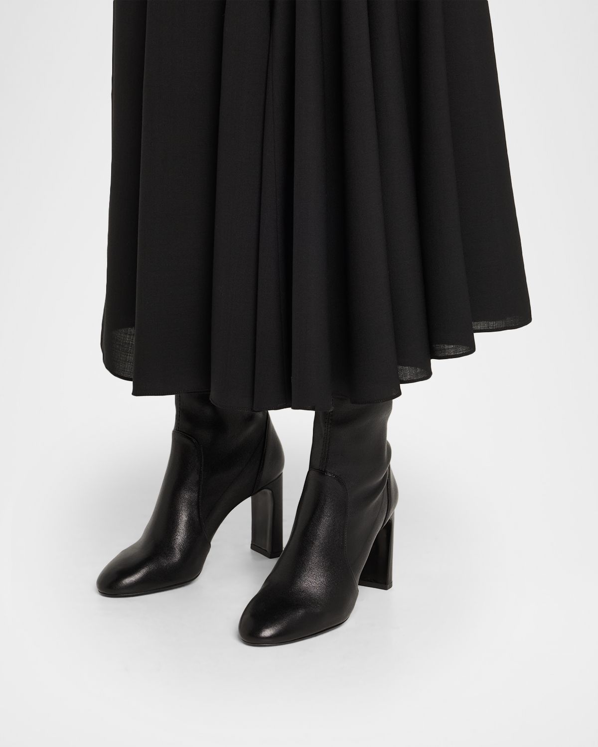 Stuart Weitzman Babette Leather Booties