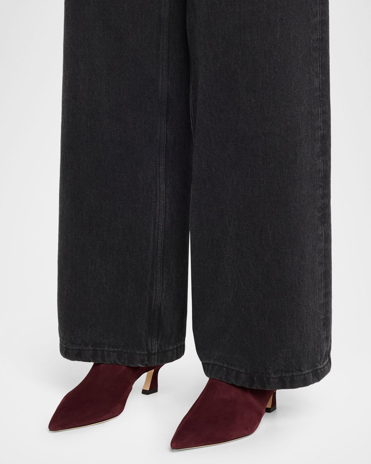 Stuart Weitzman 50mm Vinnie Suede Stretch Booties