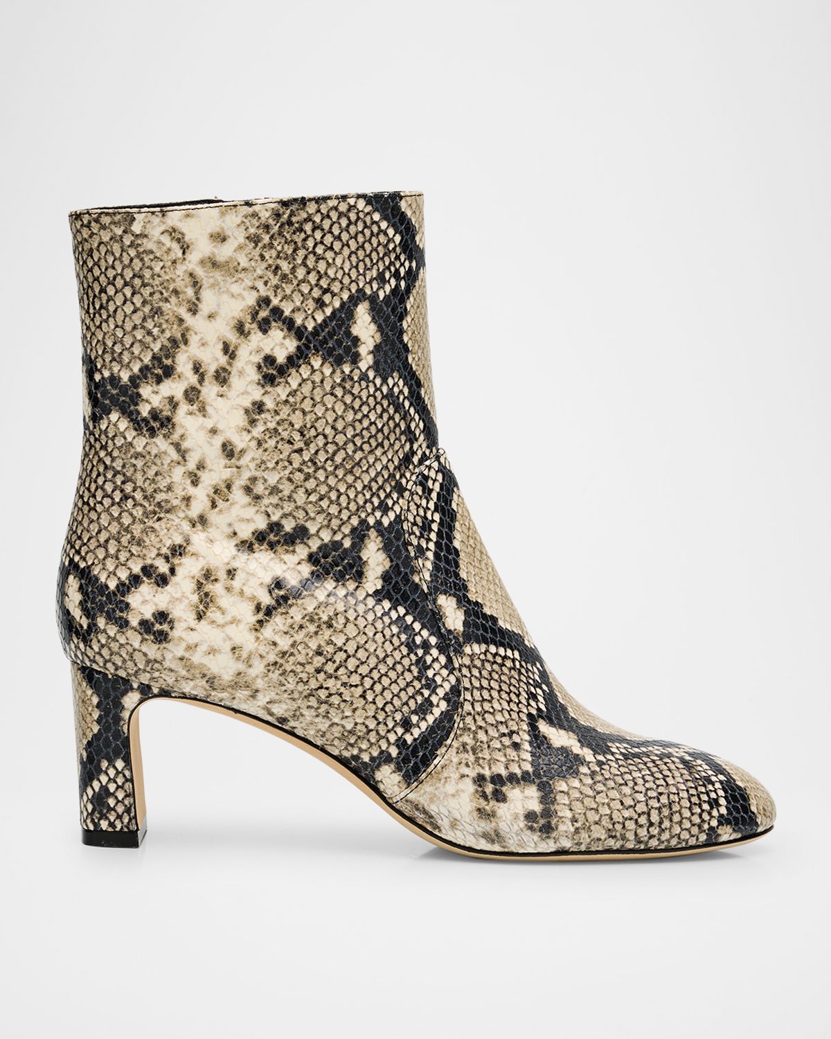 Stuart Weitzman Babette Snake-Printed Leather Booties | Thumbnail 7 Stuart Weitzman Babette Snake-Printed Leather Booties | Thumbnail 7