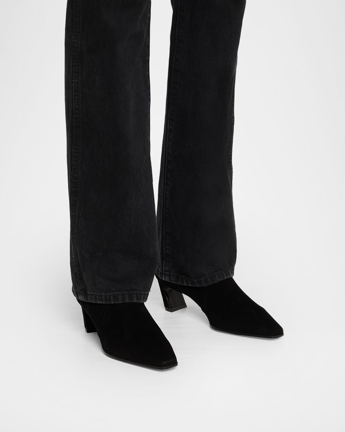 Stuart Weitzman Stassi Suede Zip Booties | Thumbnail 6