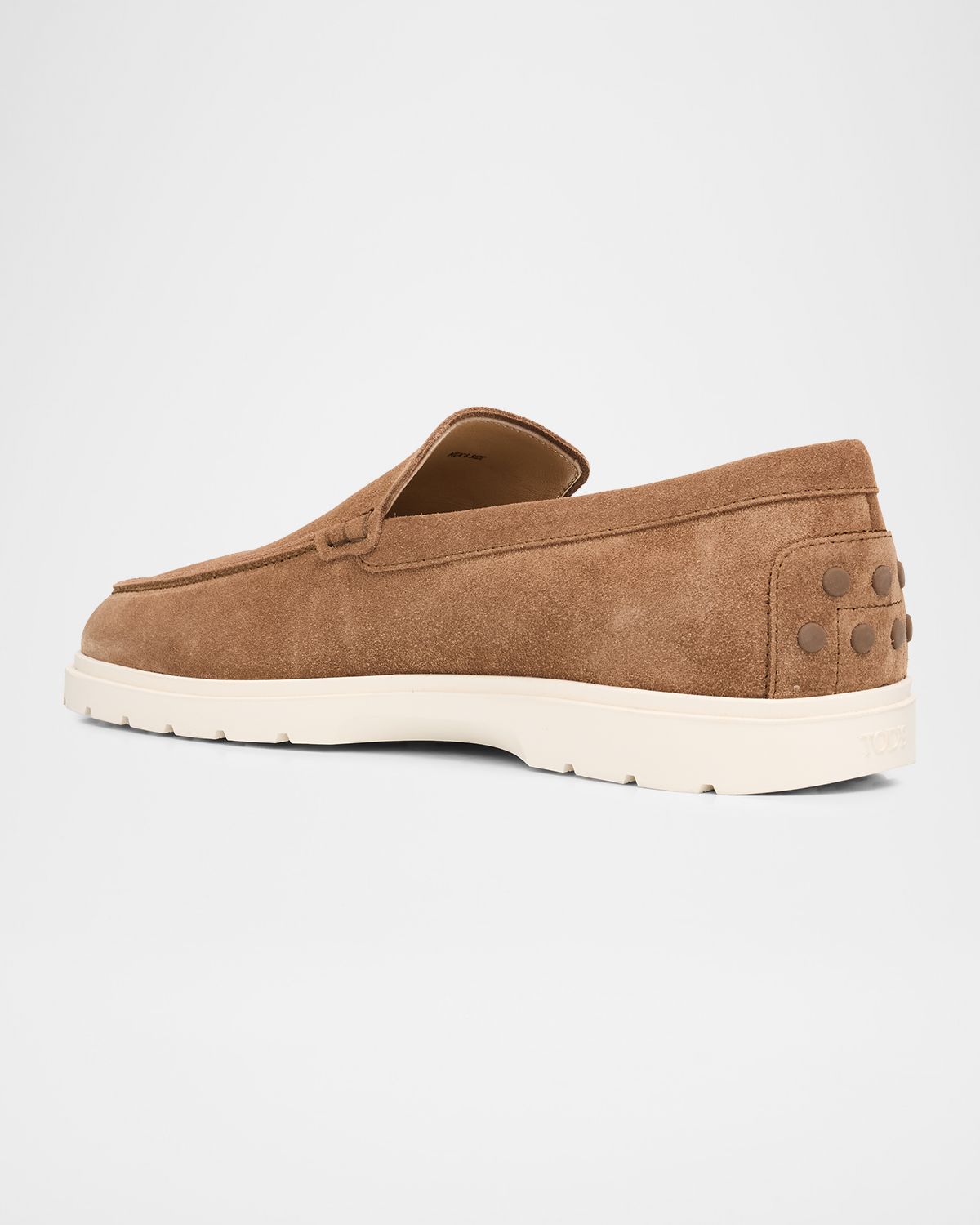 Tod 's Men 's Suede Rubber-Sole Slipper Loafers