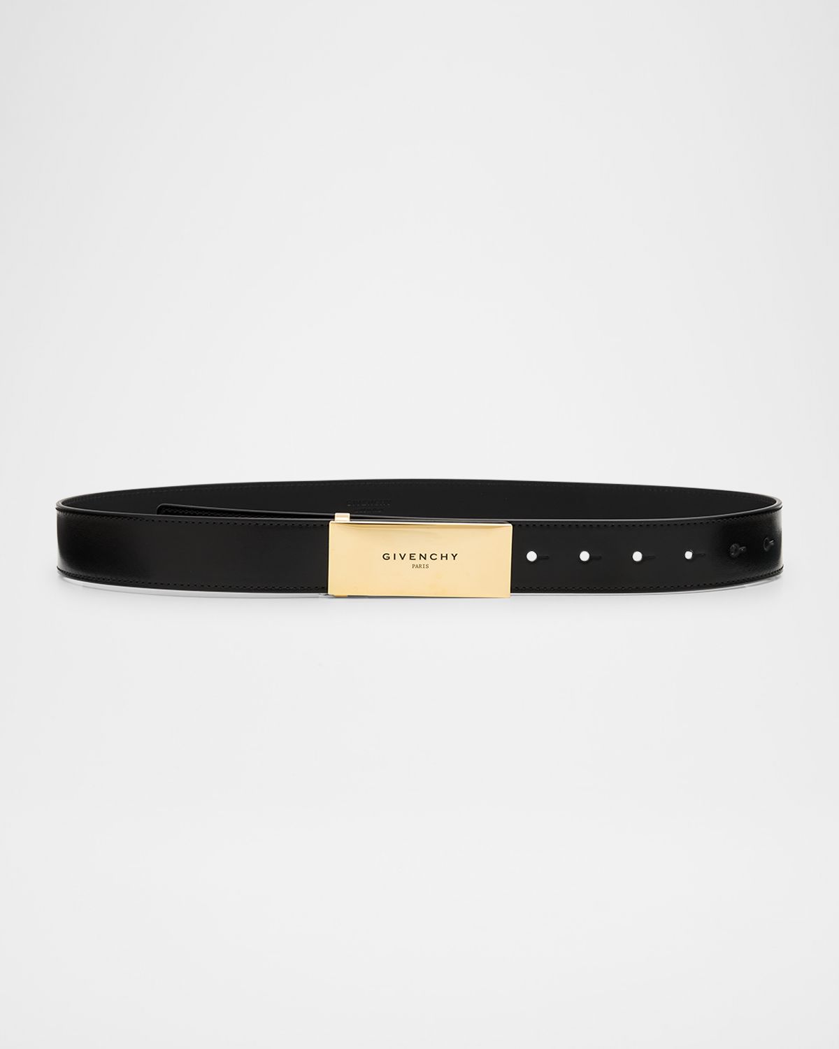 Givenchy Label Belt in Box Leather | Thumbnail 5