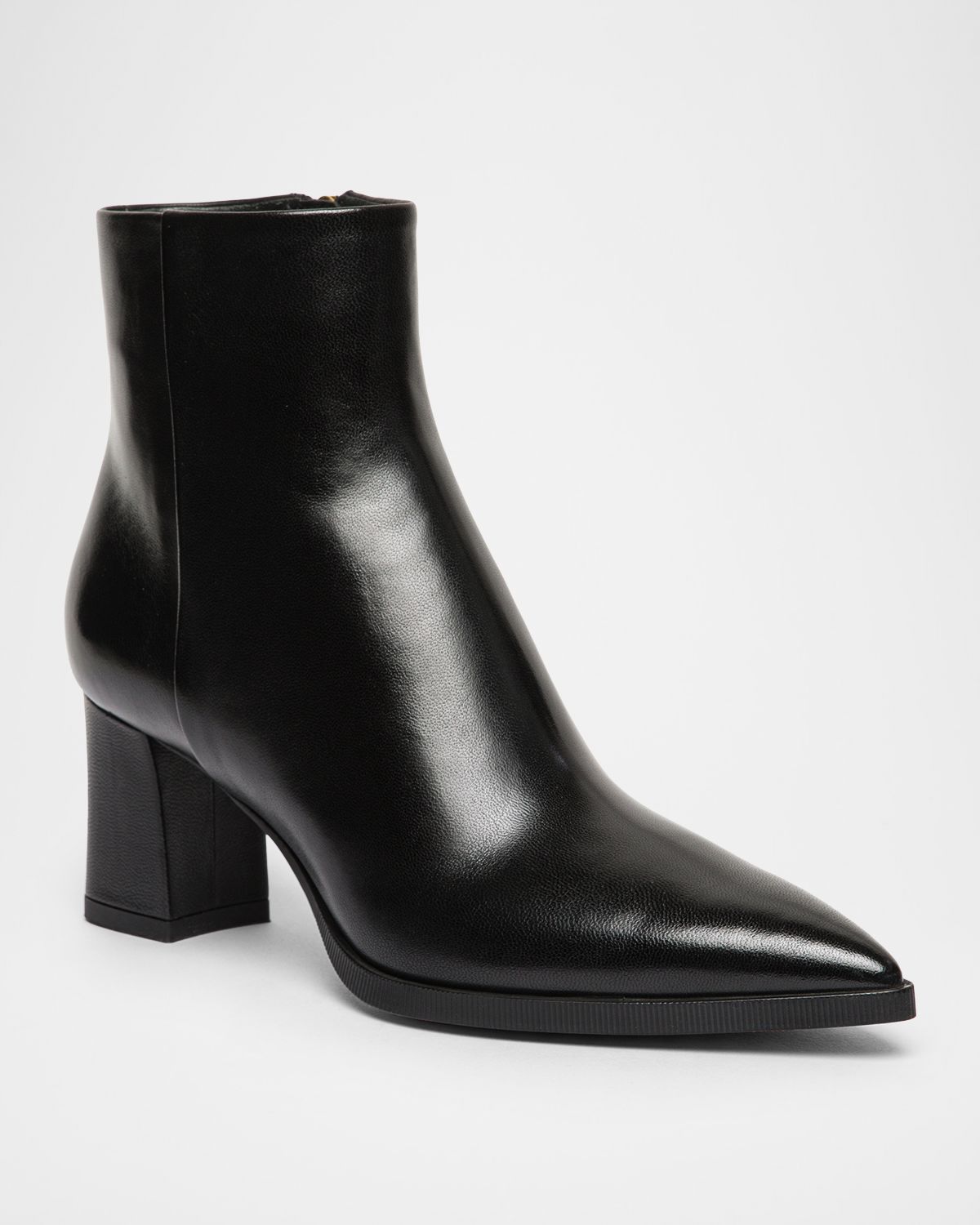 Santoni 65mm Estel Leather Ankle Boots