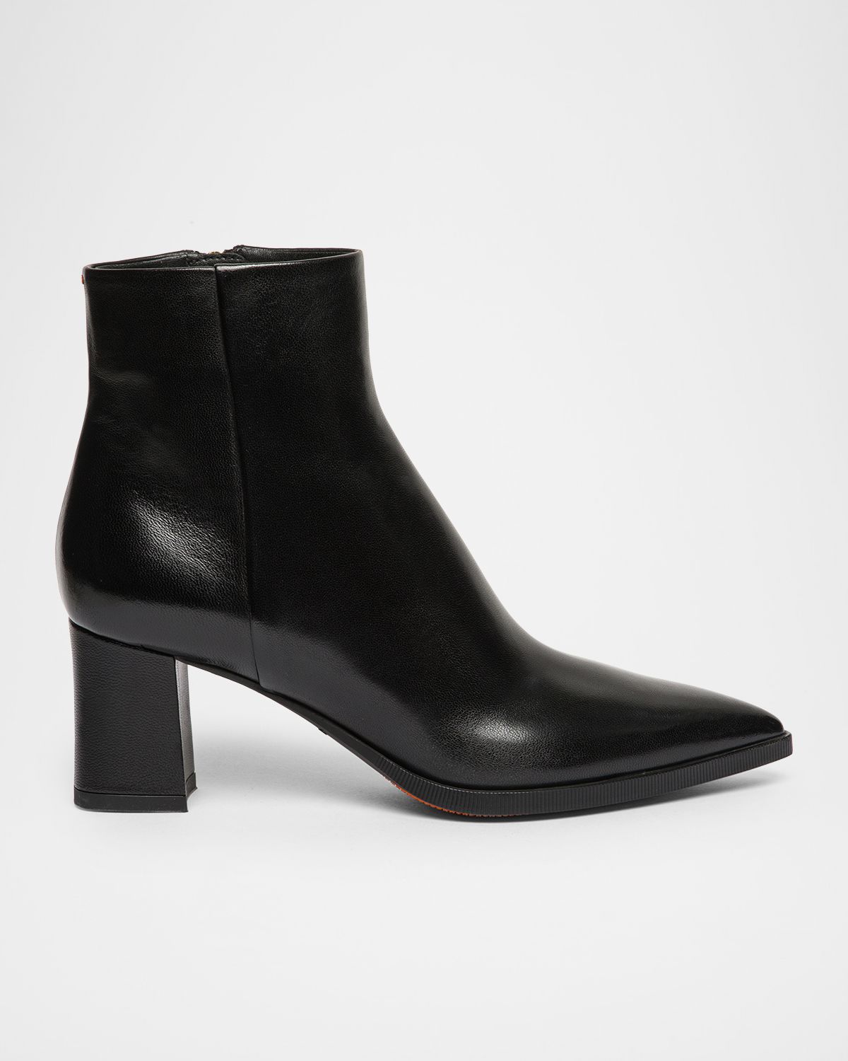 Santoni 65mm Estel Leather Ankle Boots