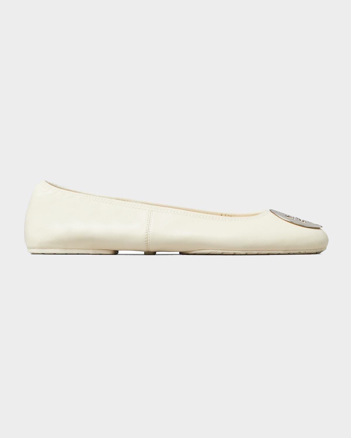 Tory Burch Reva Travel Leather Ballet Flats | Thumbnail 6