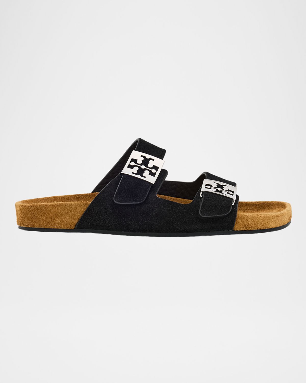 Tory Burch Mellow Suede Dual-Buckle Slide Sandals | Thumbnail 7 Tory Burch Mellow Suede Dual-Buckle Slide Sandals | Thumbnail 7