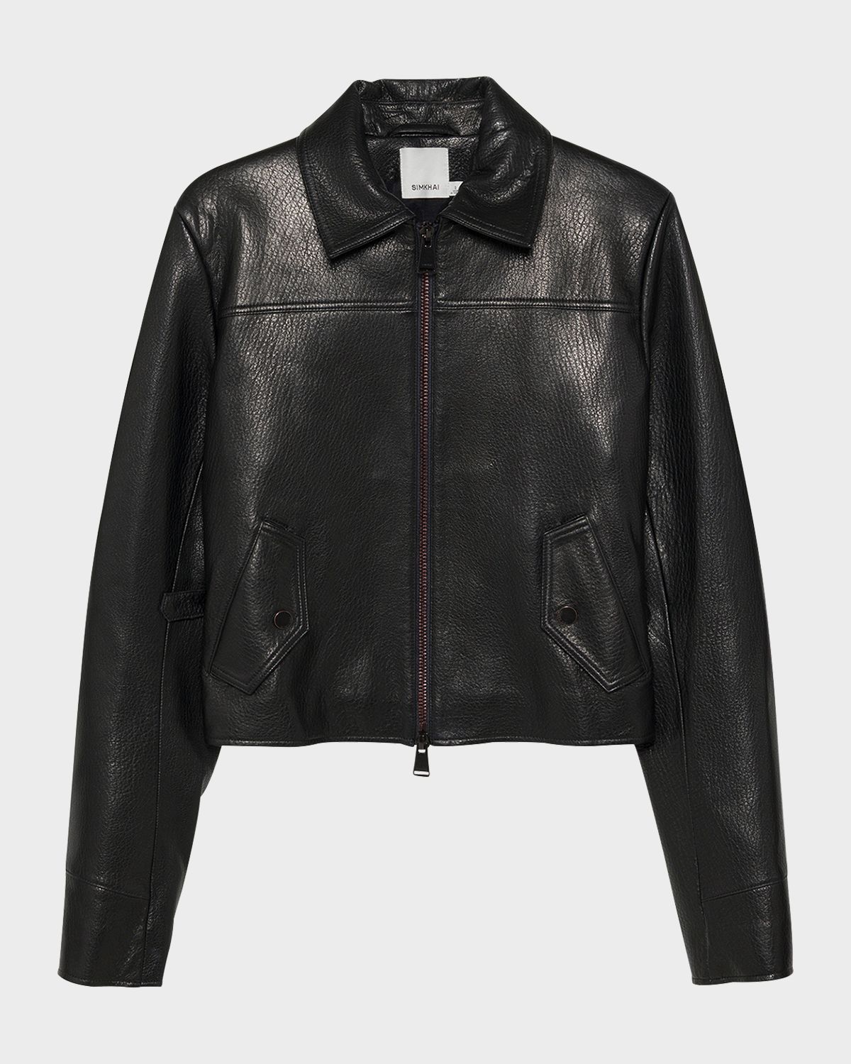 SIMKHAI Freeman Leather Jacket | Thumbnail 5 SIMKHAI Freeman Leather Jacket | Thumbnail 5