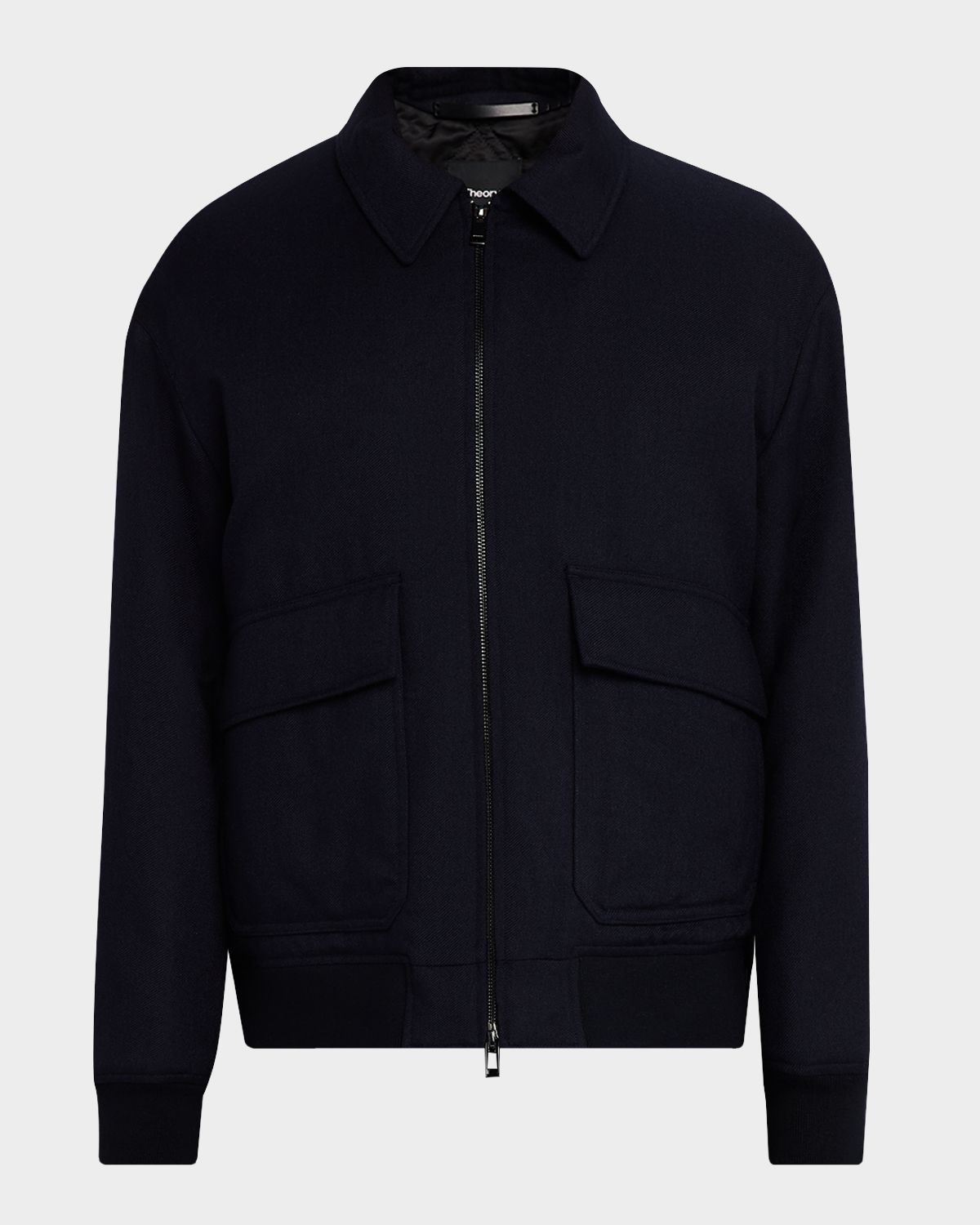 Theory Men 's Modern Aviator Jacket in Dapper Wool