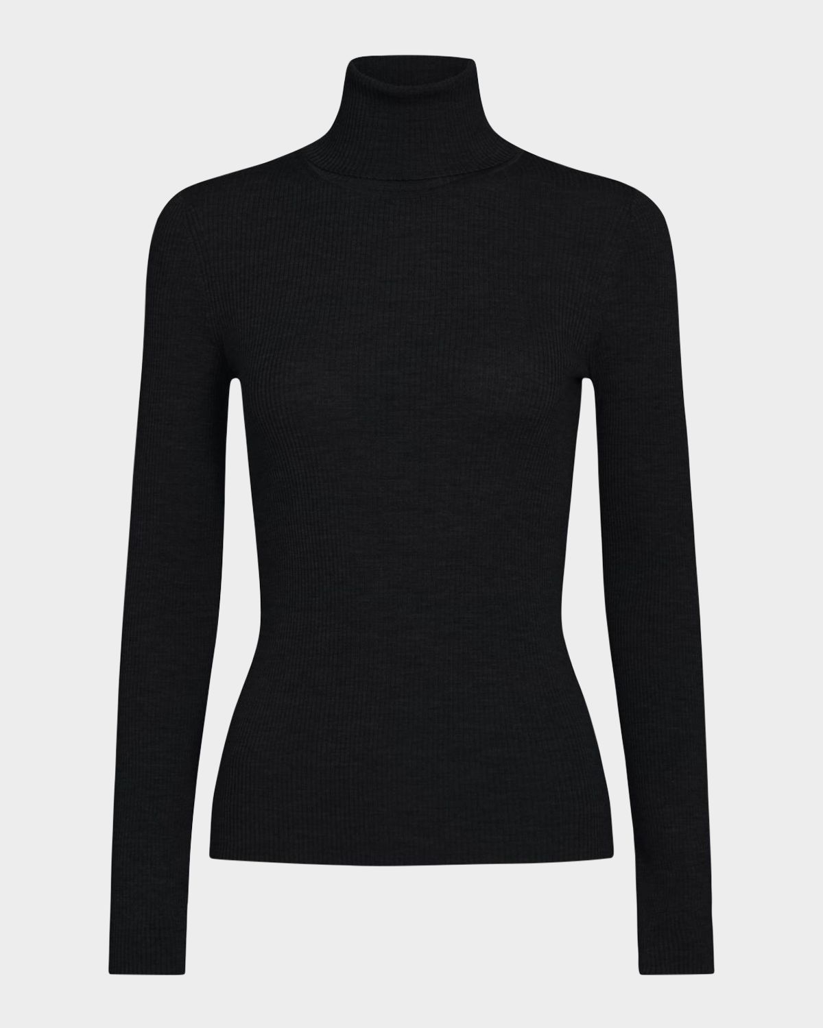 TWP Rib-Knit Wool Turtleneck Sweater