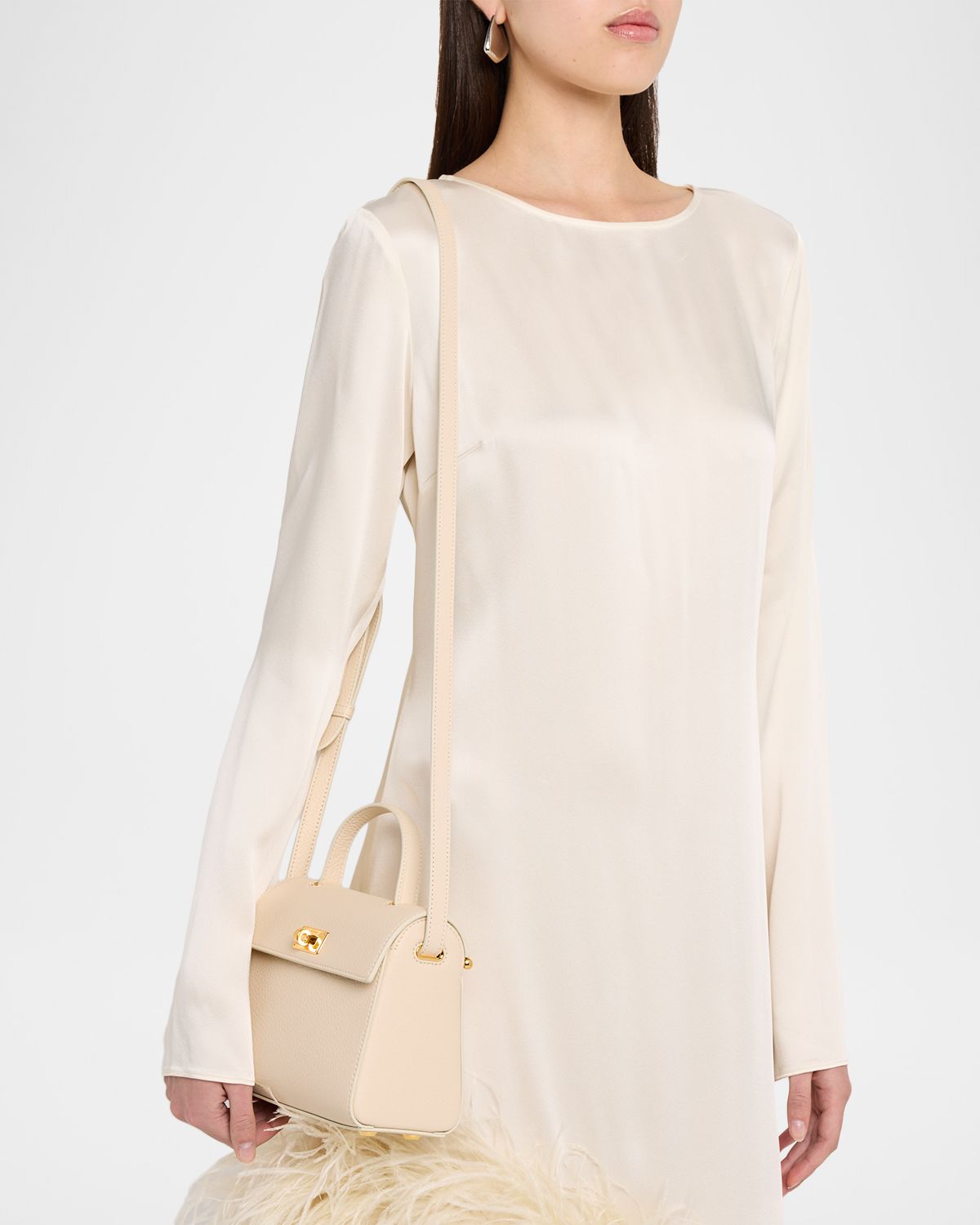Michino Paris Palais Royal Taurillon Leather Top-Handle Bag | Thumbnail 6 Michino Paris Palais Royal Taurillon Leather Top-Handle Bag | Thumbnail 6