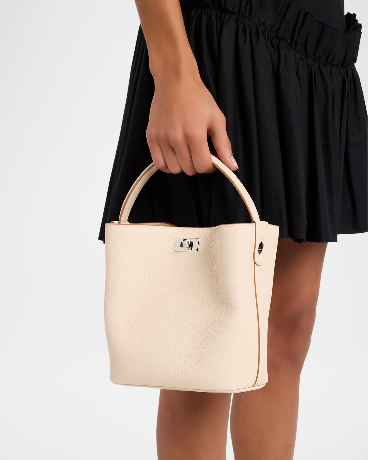 Michino Paris Odeon Mini Leather Bucket Bag | Thumbnail 6 Michino Paris Odeon Mini Leather Bucket Bag | Thumbnail 6