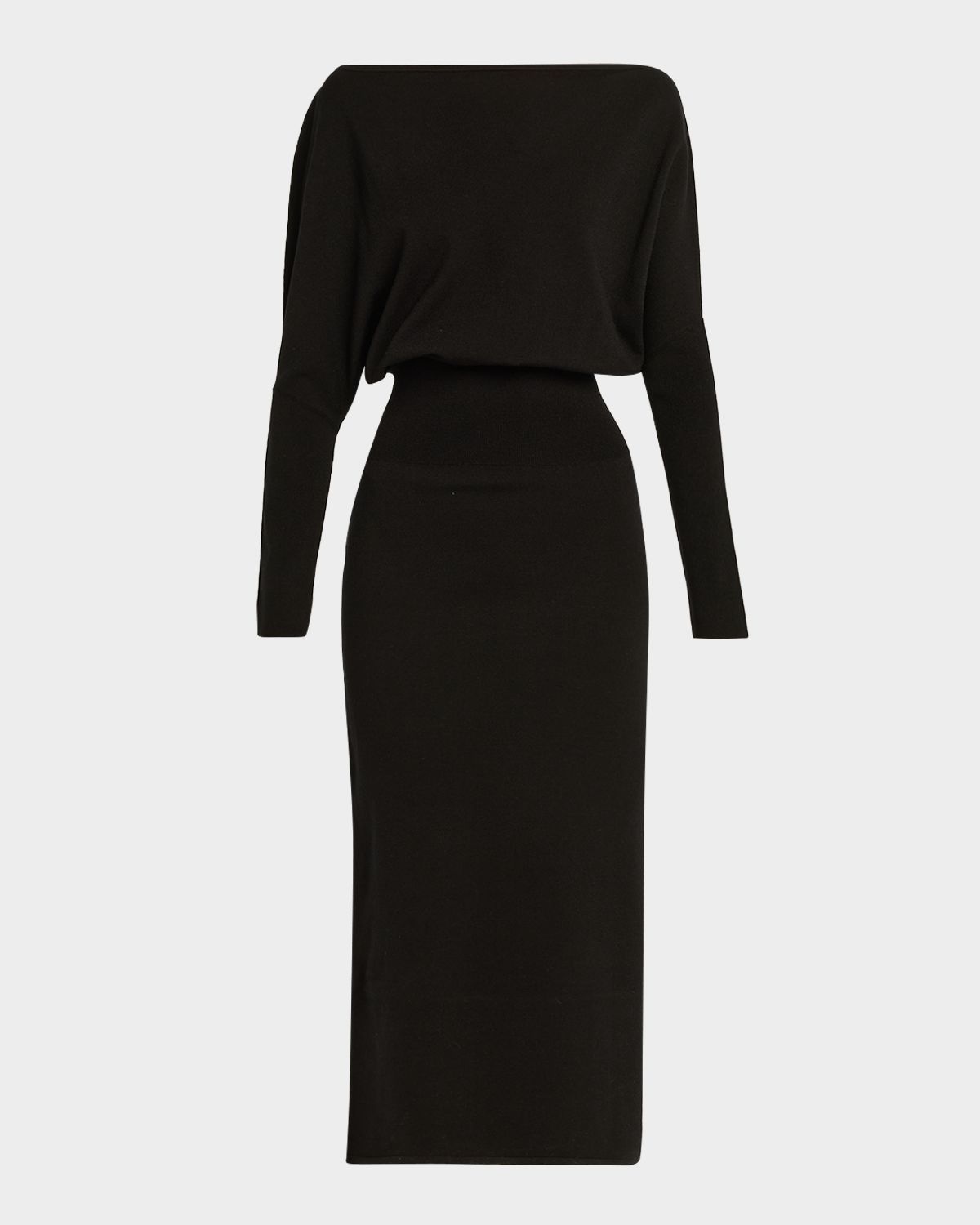 SIMKHAI Janese Off-Shoulder Wool Midi Dress | Thumbnail 6 SIMKHAI Janese Off-Shoulder Wool Midi Dress | Thumbnail 6