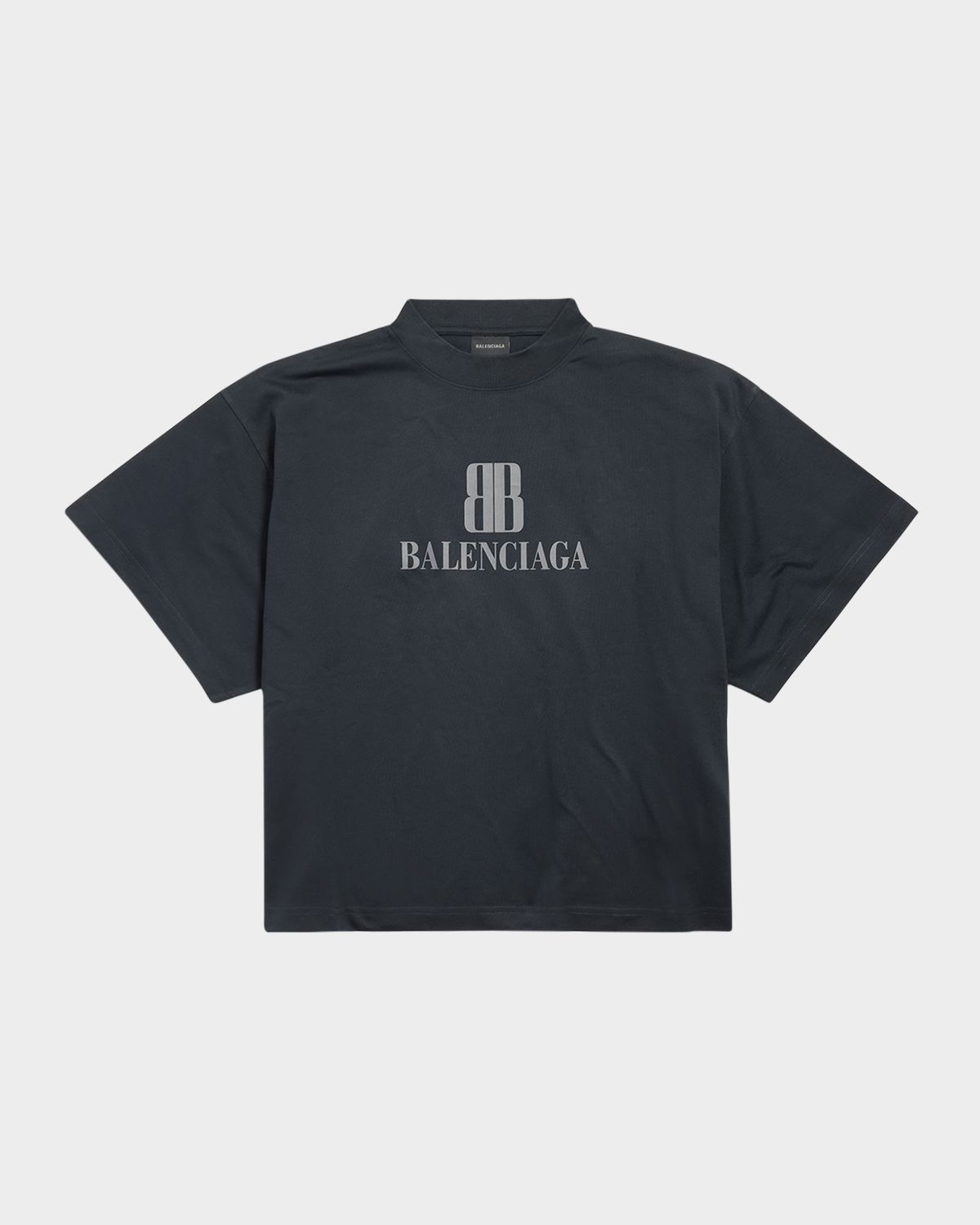 Balenciaga Nano BB Logo Oversized T-Shirt