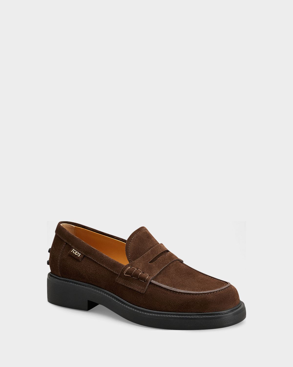 Tod 's Gomma Suede Penny Loafers | Thumbnail 4 Tod 's Gomma Suede Penny Loafers | Thumbnail 4