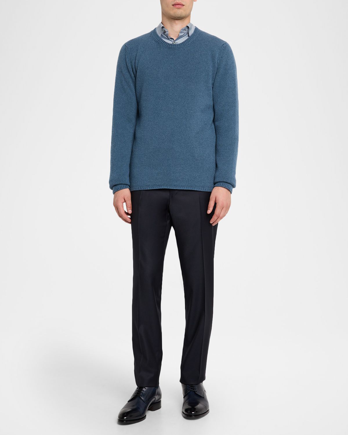 Brioni Men 's Cotton Twill Classic-Fit Sport Shirt