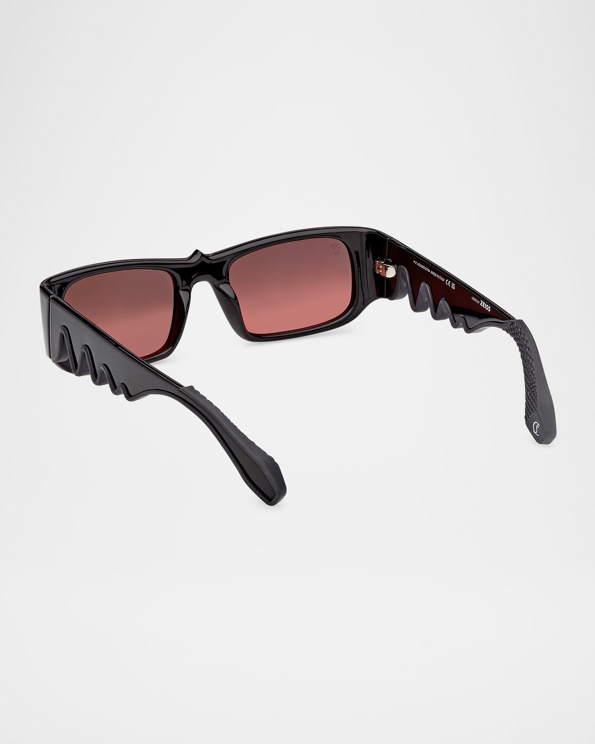 Christian Louboutin Men 's LB0017M Acetate Rectangle Sunglasses | Thumbnail 5
