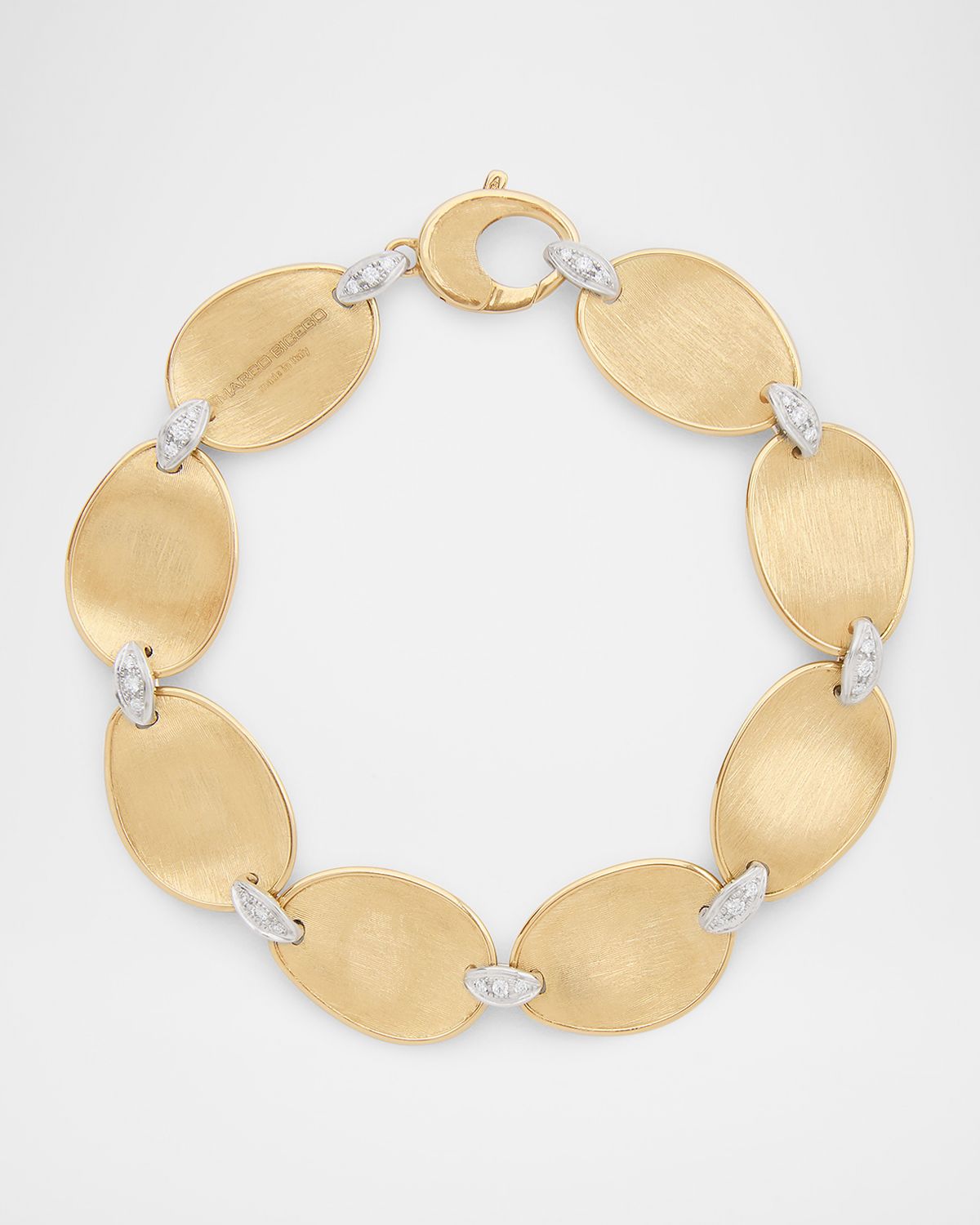 Marco Bicego 18K Gold Lunaria Bracelet with Diamond Accents