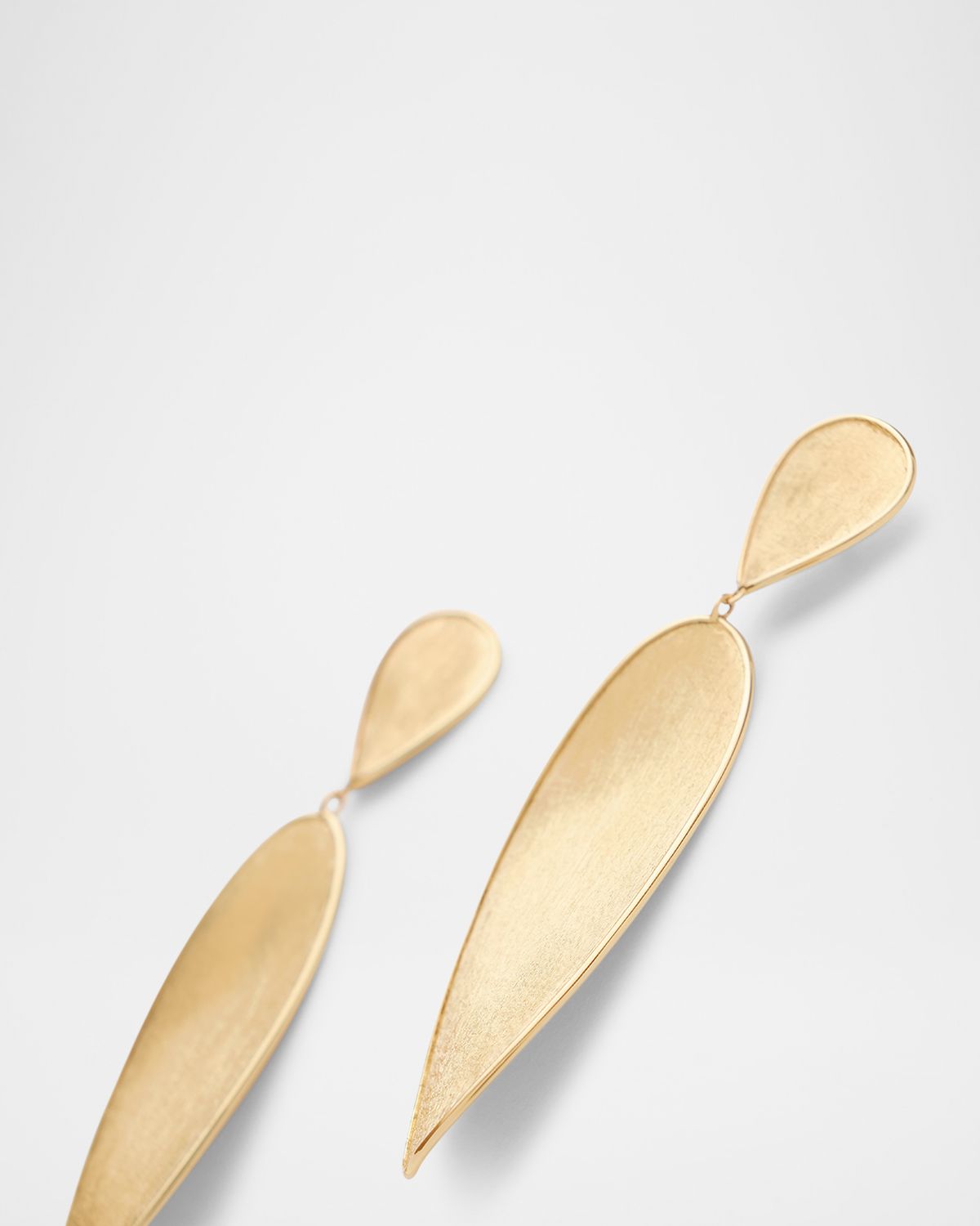 Marco Bicego 18K Yellow Gold Lunaria Twist Double Drop Earrings