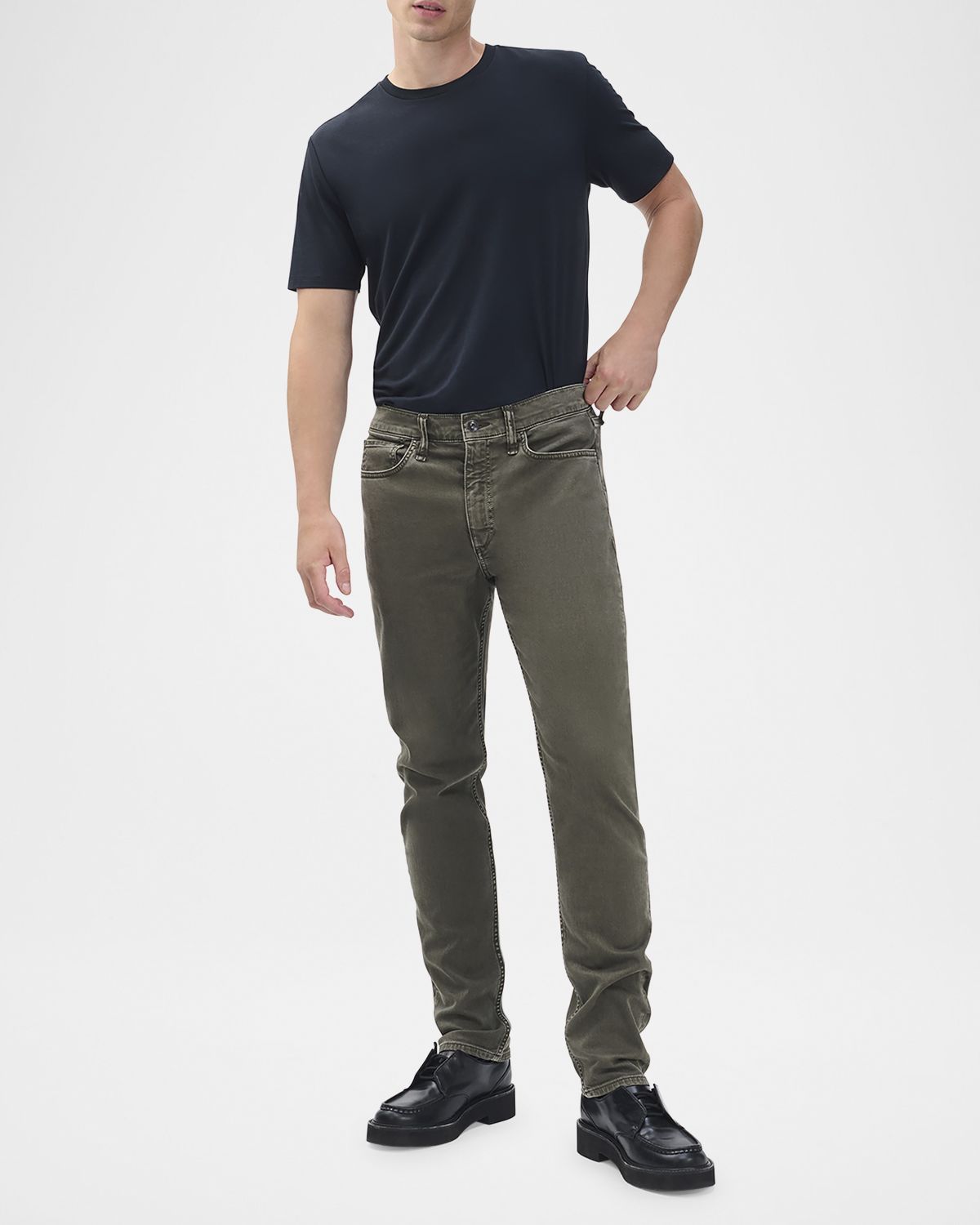 Rag & Bone Men 's Fit 2 Aero Stretch Slim Five-Pocket Pants