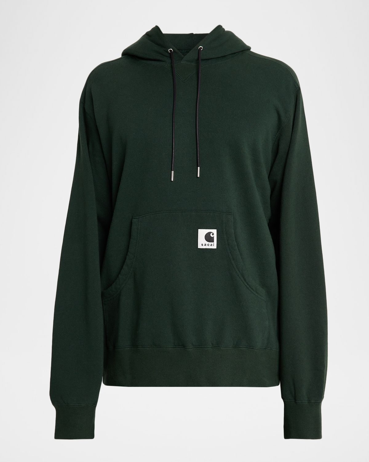 SACAI x CARHARTT WIP Men 's Washed Cotton Hoodie with Label | Thumbnail 6 SACAI x CARHARTT WIP Men 's Washed Cotton Hoodie with Label | Thumbnail 6