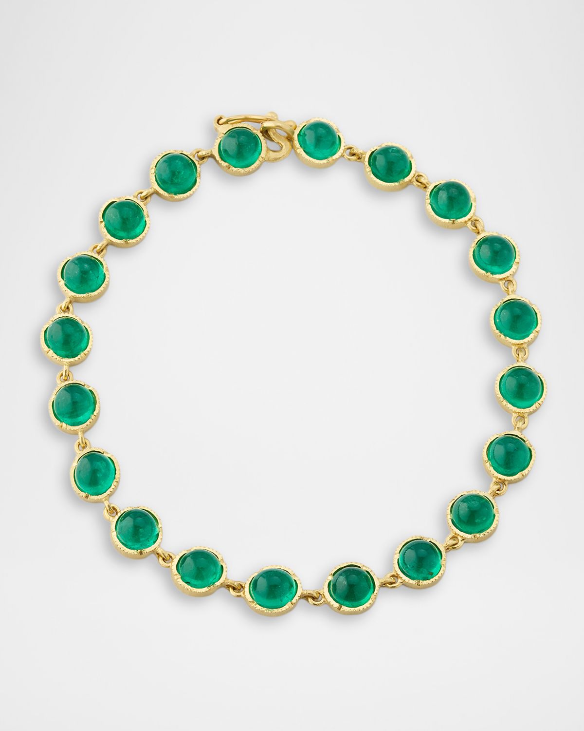 Irene Neuwirth Limited Edition Classic Link 18K Emerald Bracelet
