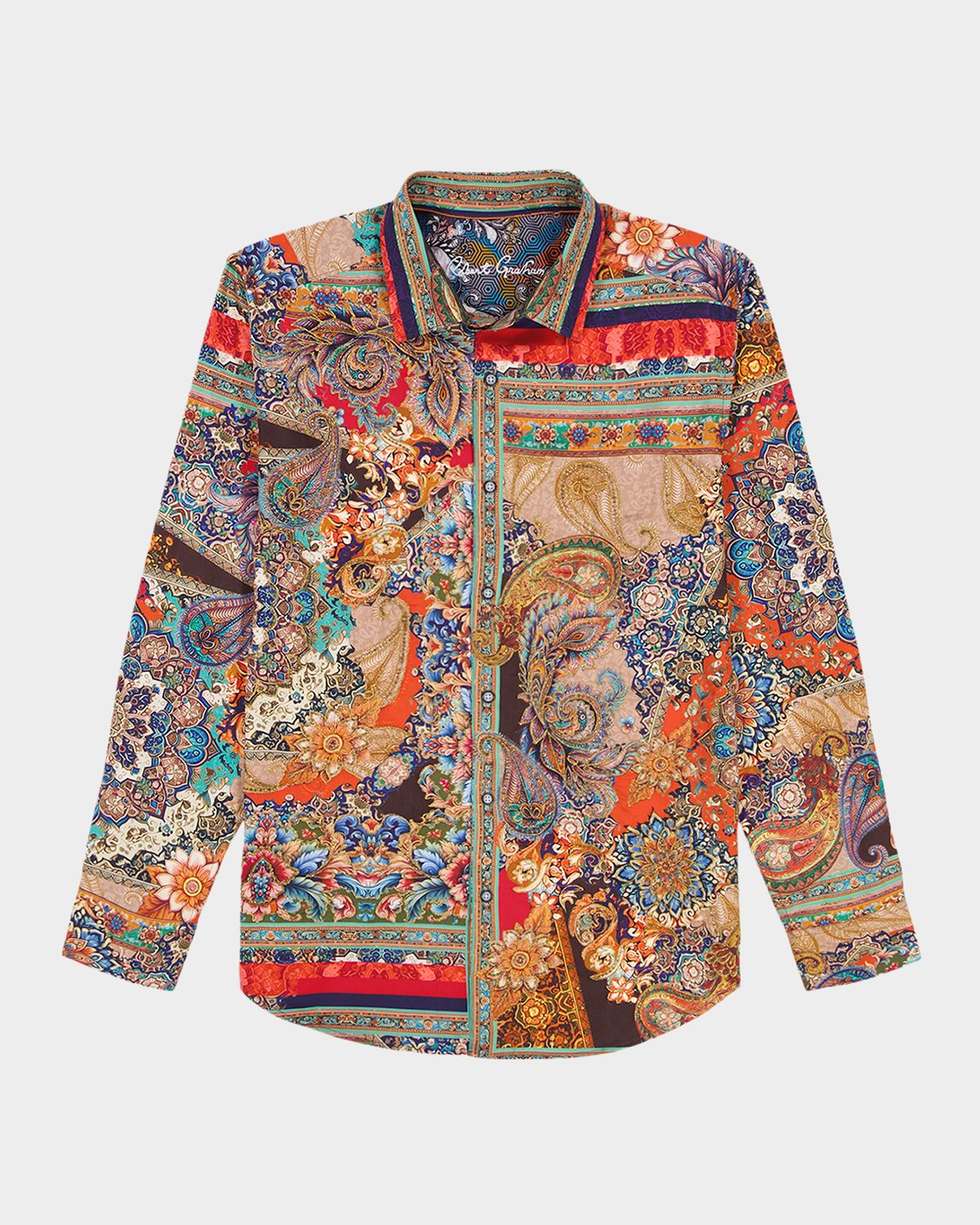 Robert Graham Men 's Wellsley Cotton Paisley Button-Down Shirt