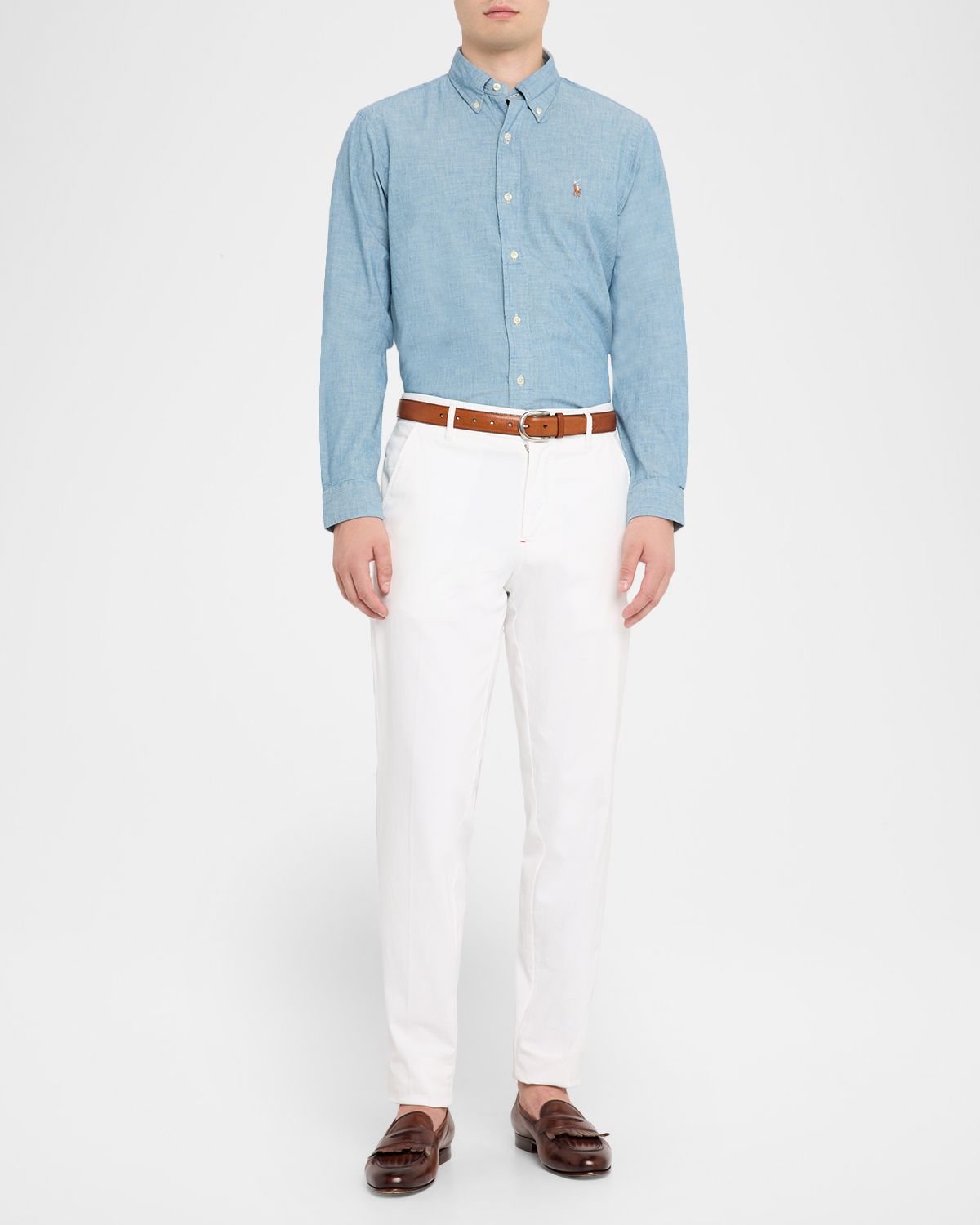 Polo Ralph Lauren Men 's Core-Fit Cotton Button-Down Shirt