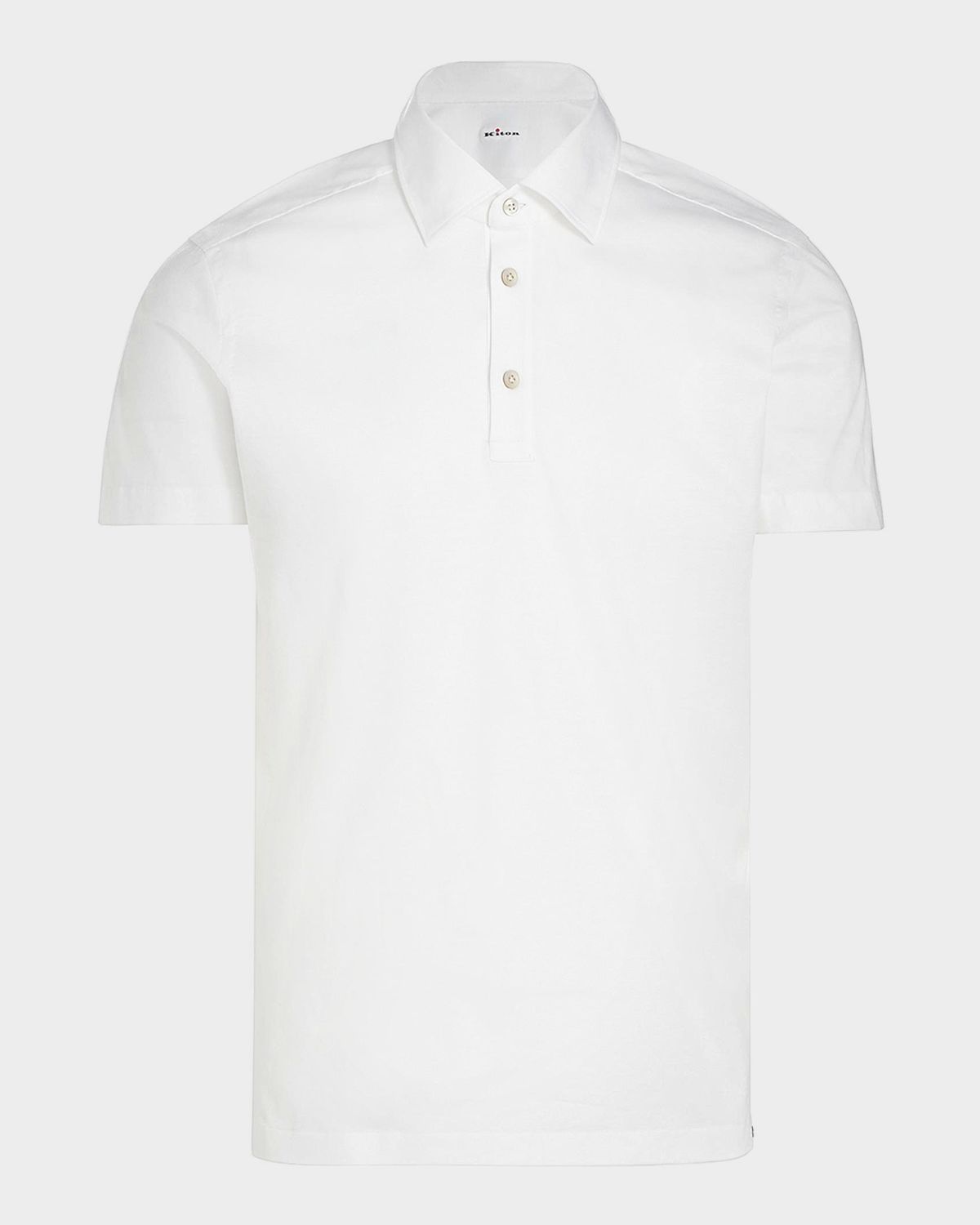 Kiton Men 's Cotton Classic-Fit Polo Shirt