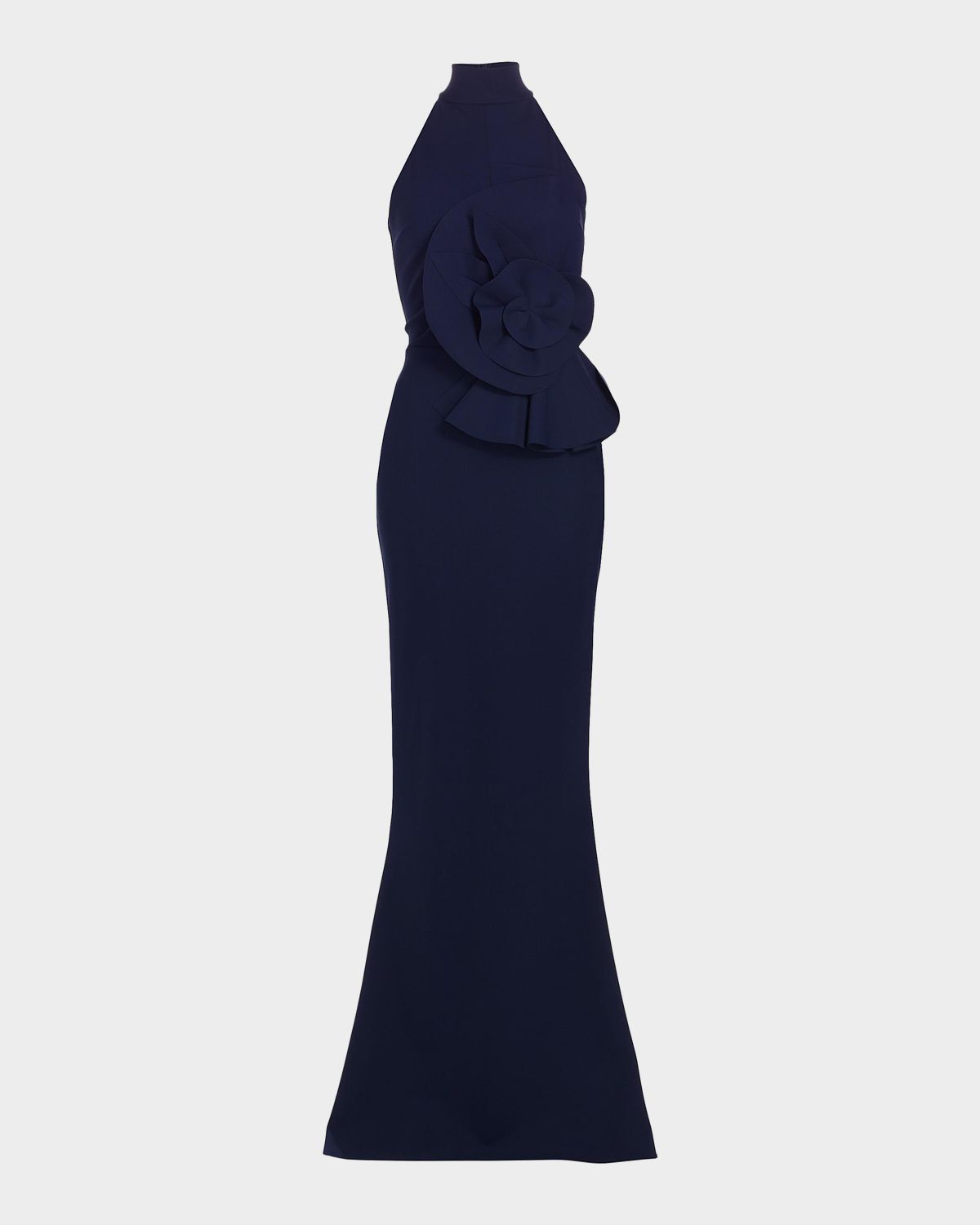 Chiara Boni La Petite Robe Hebana Halter Rosette Gown