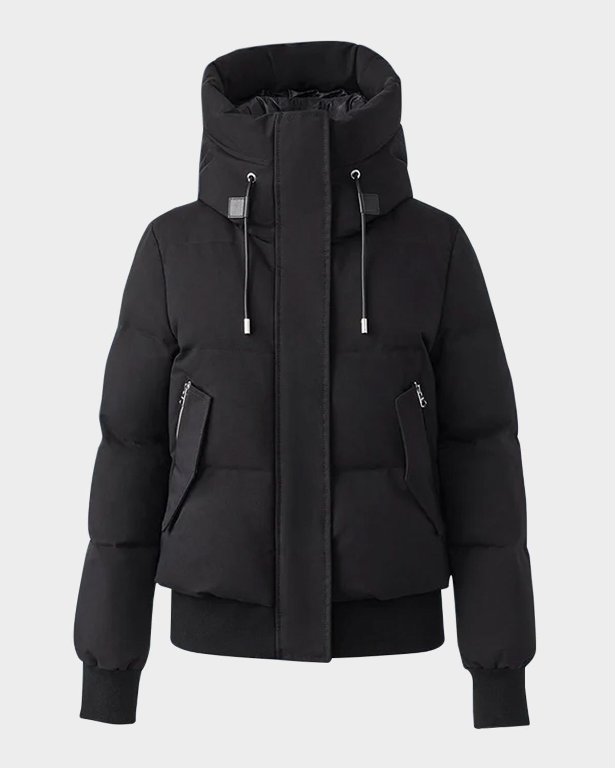 Mackage Nefi-NFZ Down Bomber Jacket with Detachable Hooded Bib