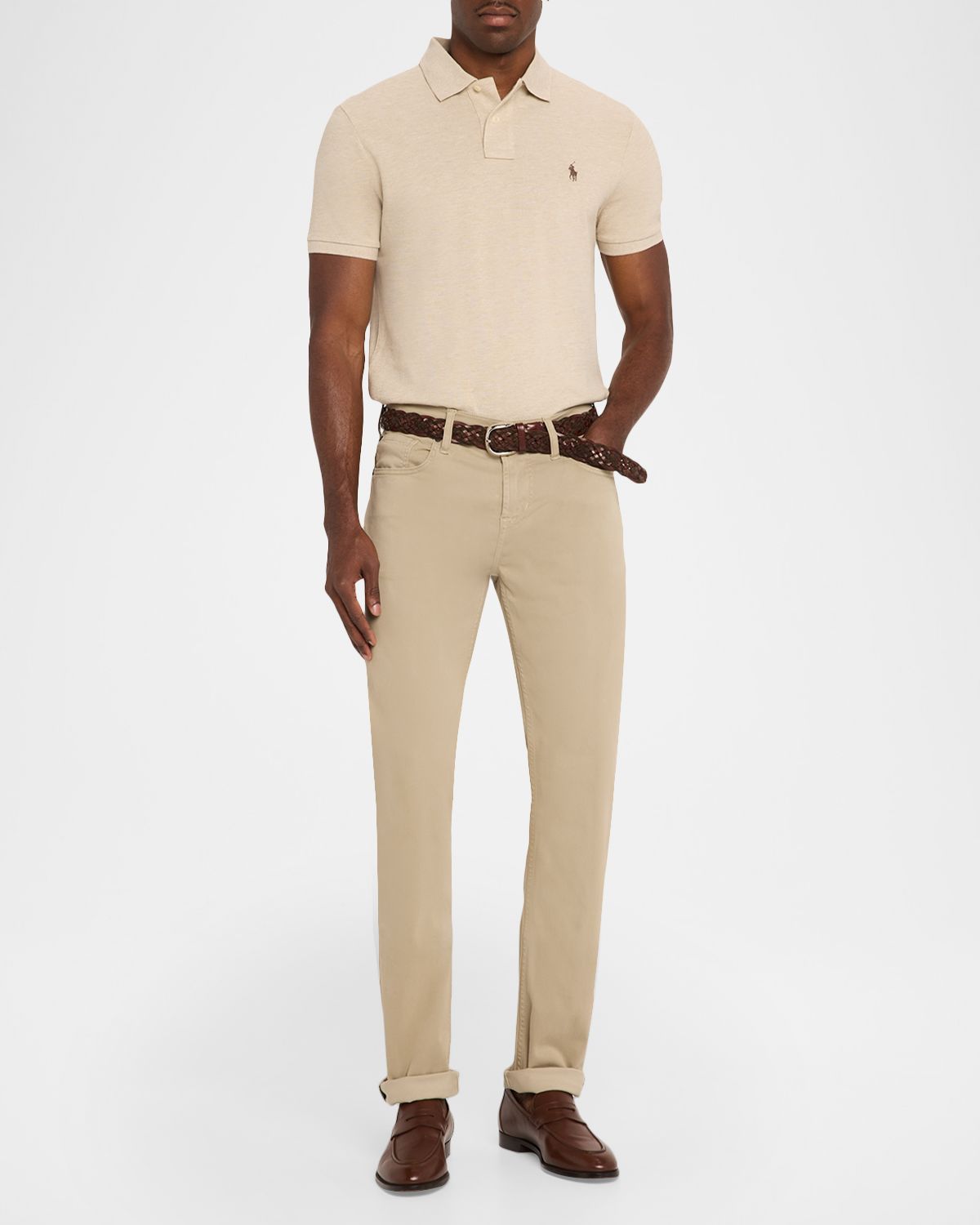 Polo Ralph Lauren Men 's The Iconic Mesh Classic-Fit Polo Shirt