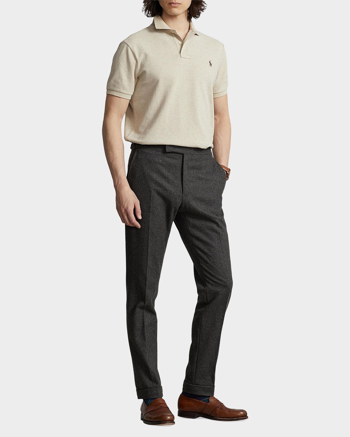 Polo Ralph Lauren Men 's Basic Mesh Cotton Polo Shirt