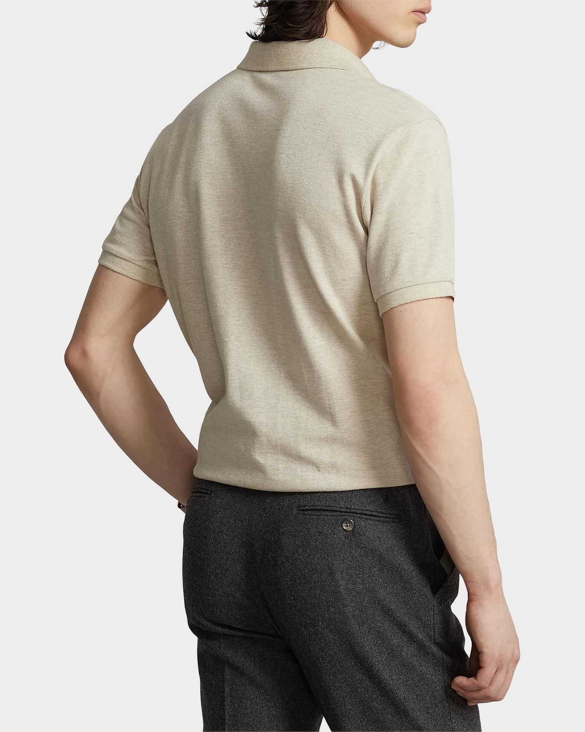 Polo Ralph Lauren Men 's Basic Mesh Cotton Polo Shirt | Thumbnail 3