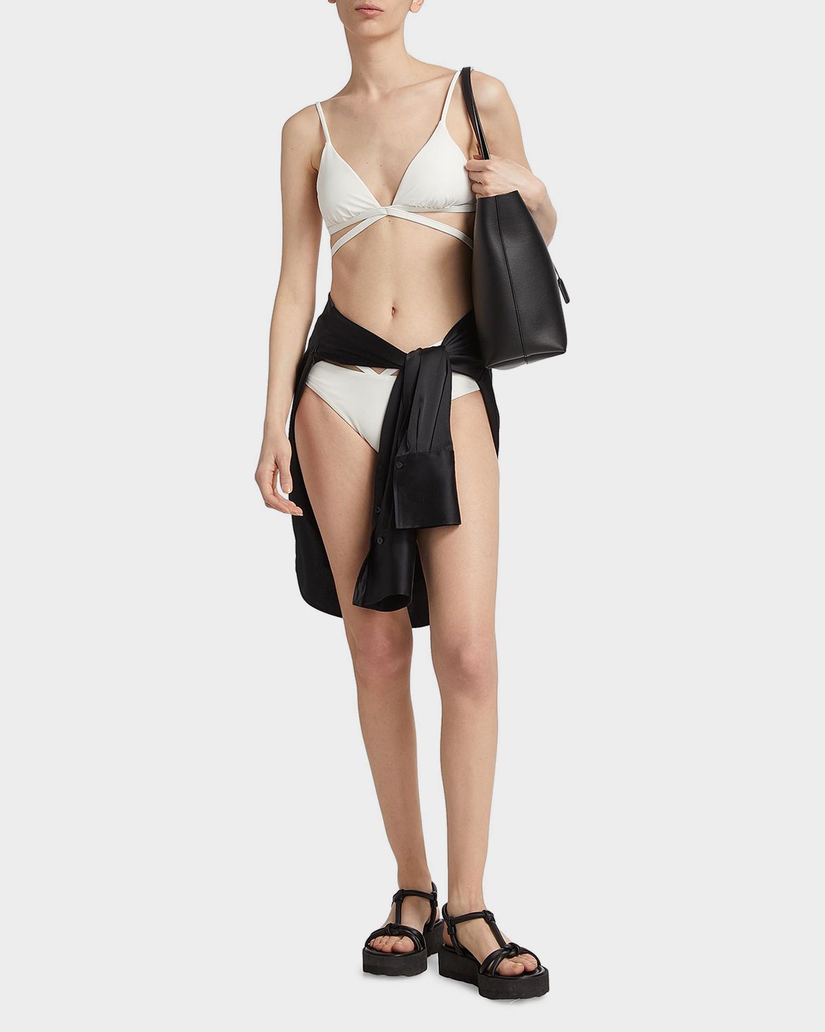 SIMKHAI Harlen Strappy Bikini Top