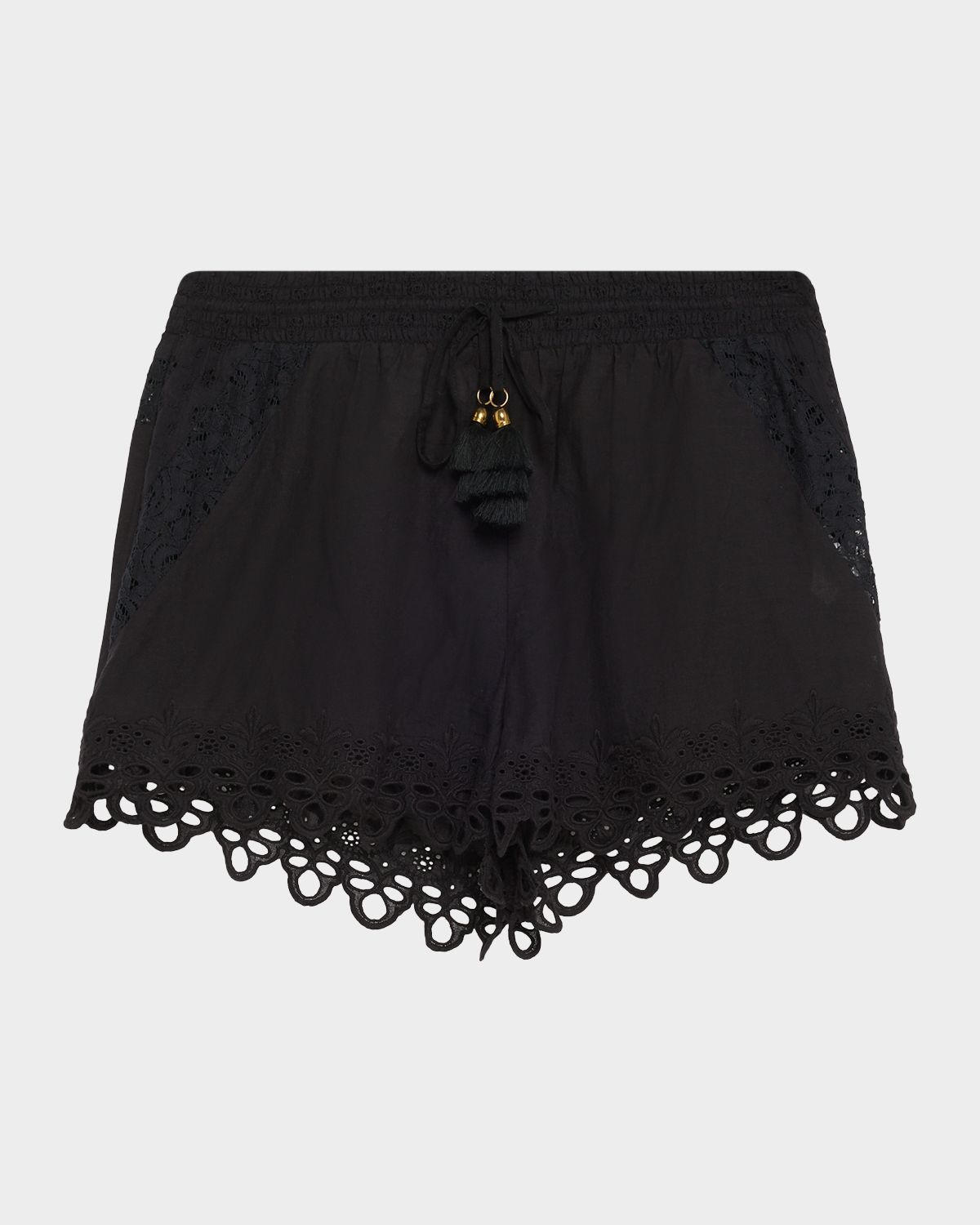 Ramy Brook Diane Eyelet Drawstring Shorts