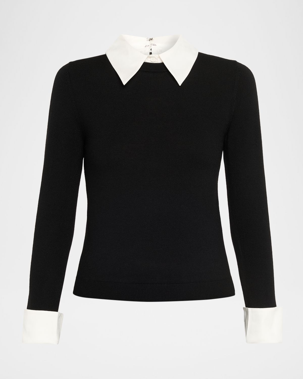 ALICE + OLIVIA Porla Collared Sweater | Thumbnail 6 ALICE + OLIVIA Porla Collared Sweater | Thumbnail 6