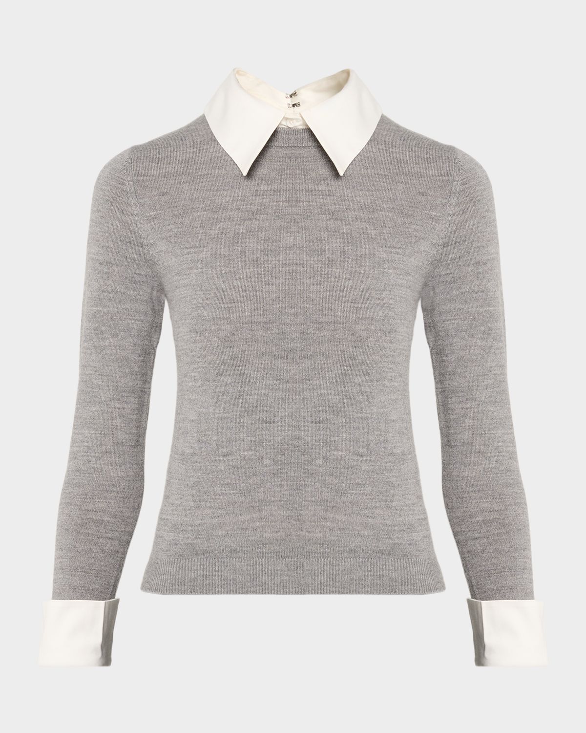 ALICE + OLIVIA Porla Collared Sweater | Thumbnail 6
