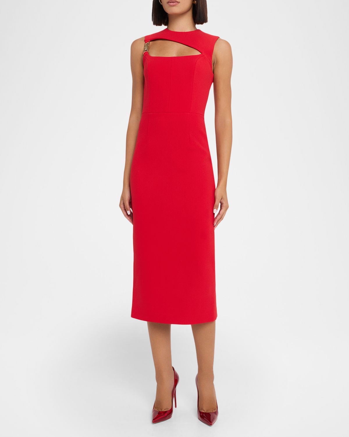 REBECCA VALLANCE Cameron Sleeveless Cutout Midi Dress | Thumbnail 5 REBECCA VALLANCE Cameron Sleeveless Cutout Midi Dress | Thumbnail 5