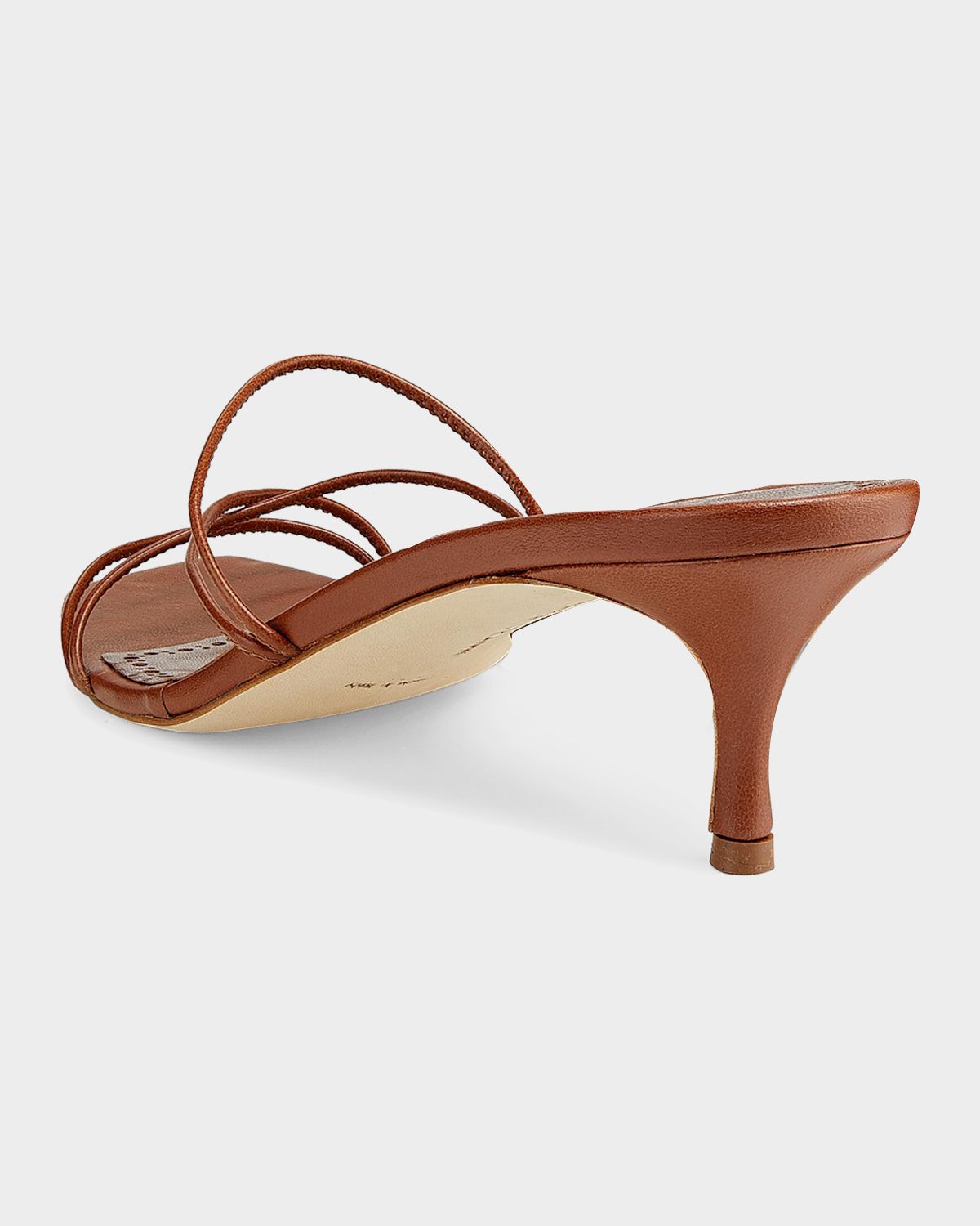 Manolo Blahnik Ninfemu 50MM Leather Strappy Sandals - Women's Shoes