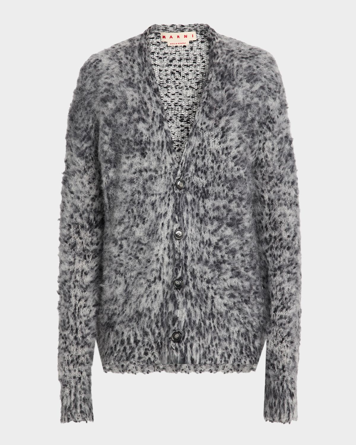 Marni Men 's Oversized Alpaca Blend Cardigan