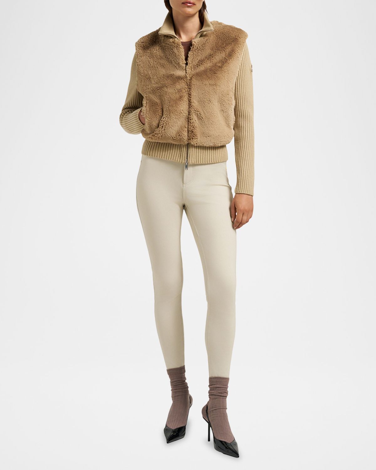 Moose Knuckles Dua Bunny Faux Fur Sweater Jacket | Thumbnail 5 Moose Knuckles Dua Bunny Faux Fur Sweater Jacket | Thumbnail 5