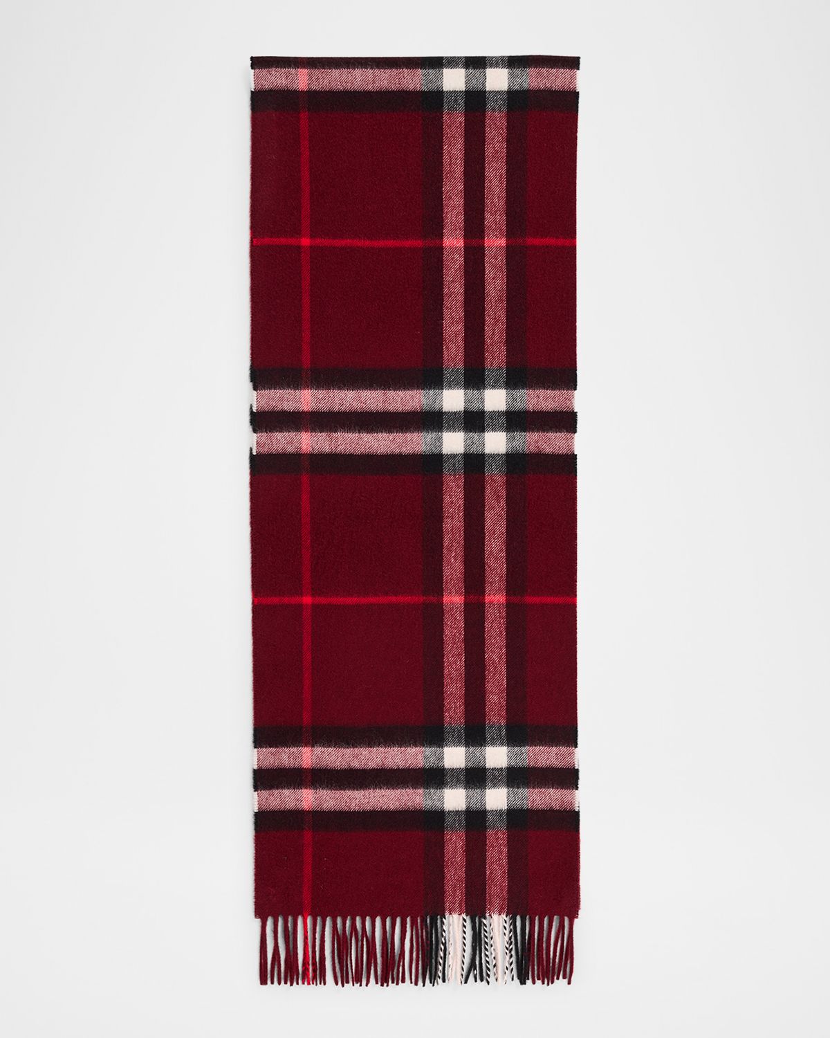 Burberry Men 's Wide Check Cashmere Scarf