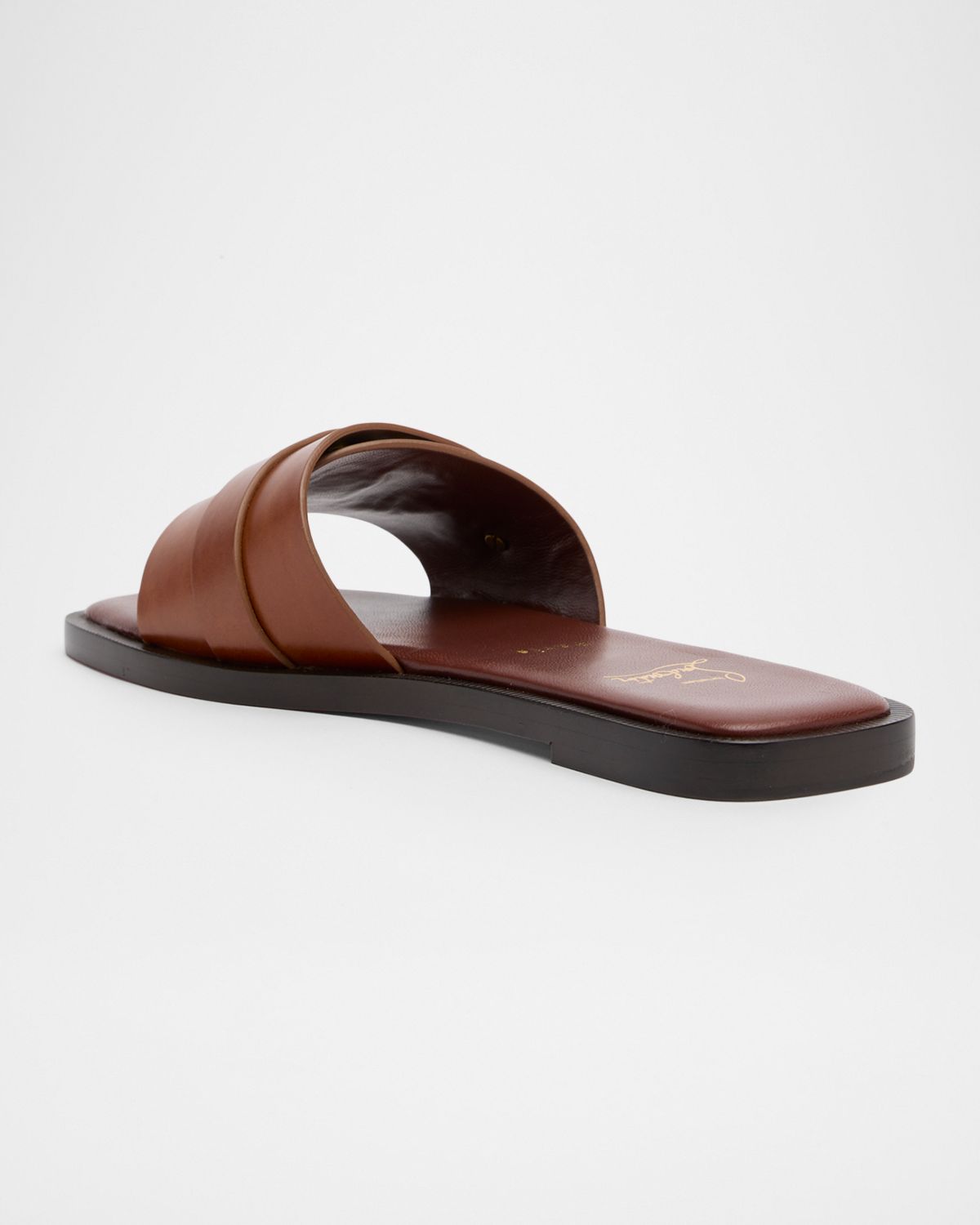 Christian Louboutin Her in Roma Leather Slide Sandals